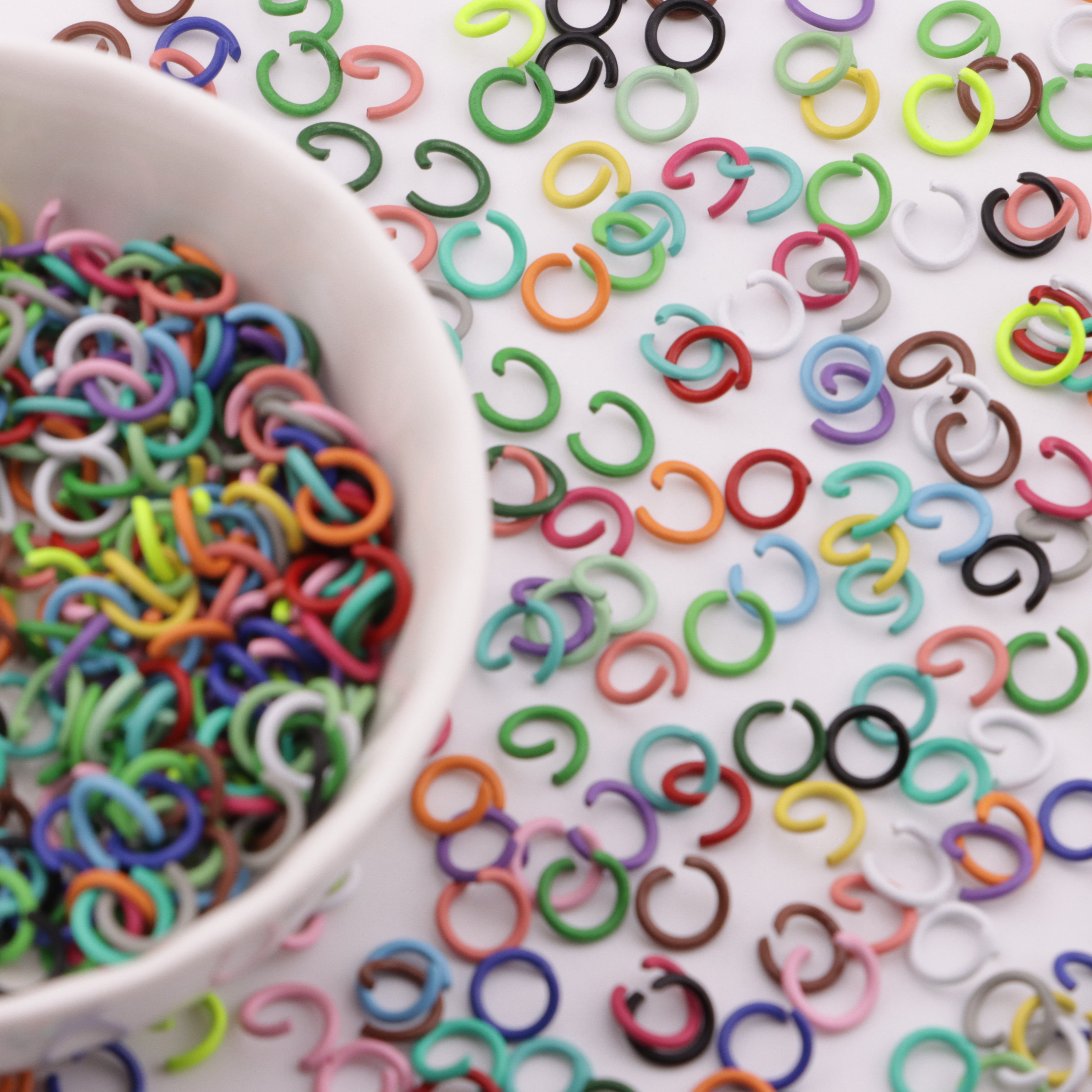 FS6114- 6mm Mixed-Color Open Rings