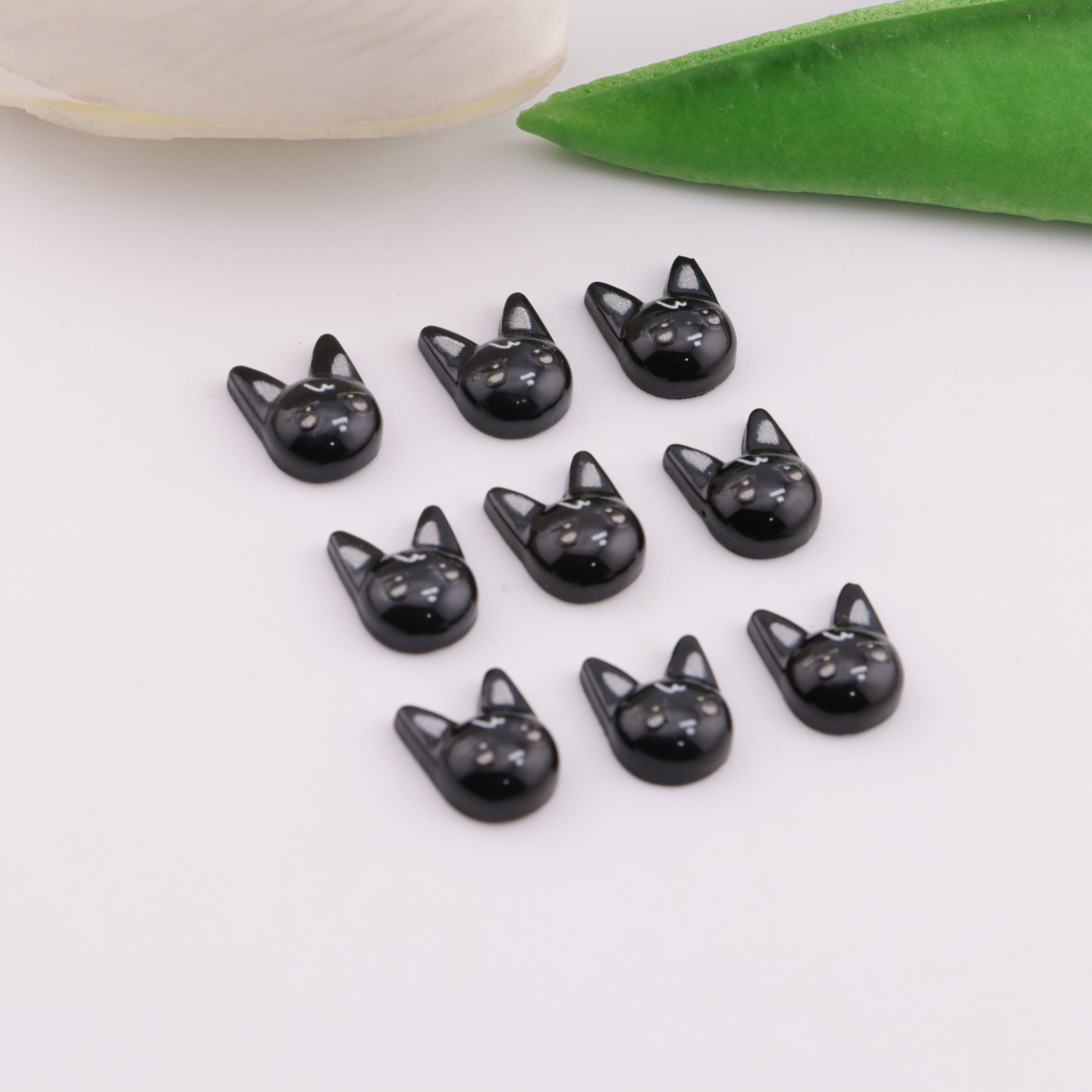 FS5969- 8*10mm Black Cat Charms