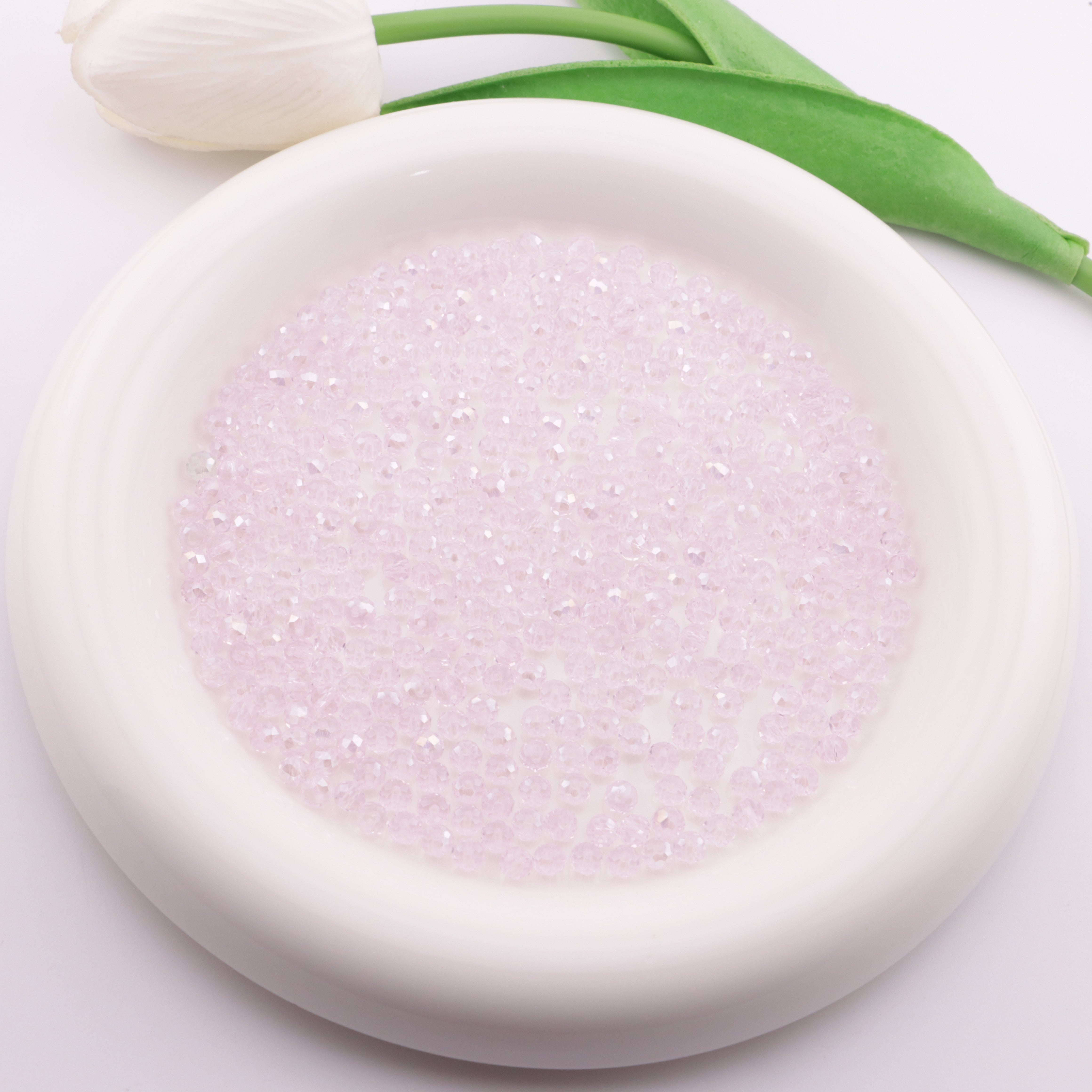 FS6160- 4mm Pink Crystal Glass Beads