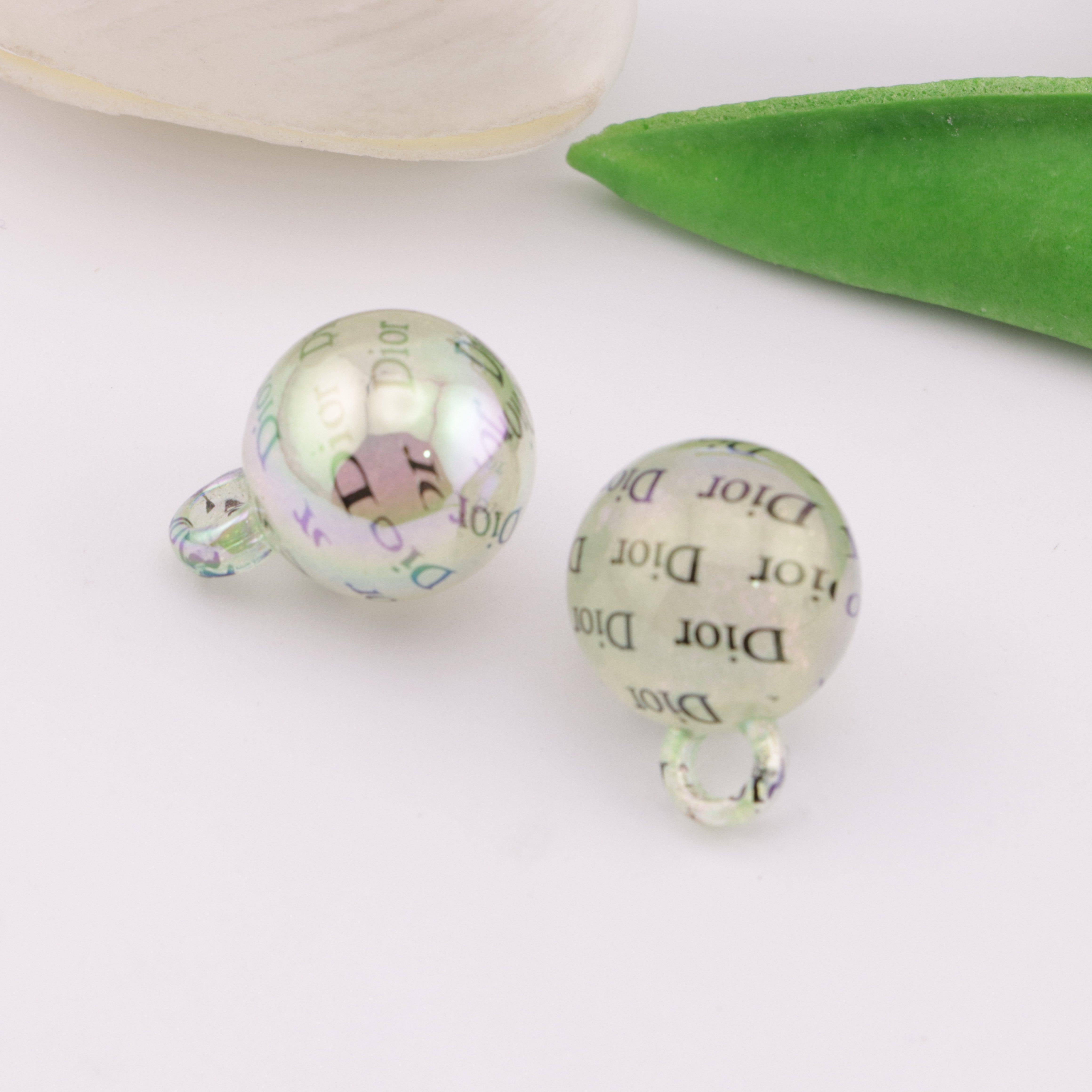 FS4272- 16mm Dior Glow-In-The-Dark Car Hanging Beads Zoe's DIY Shop