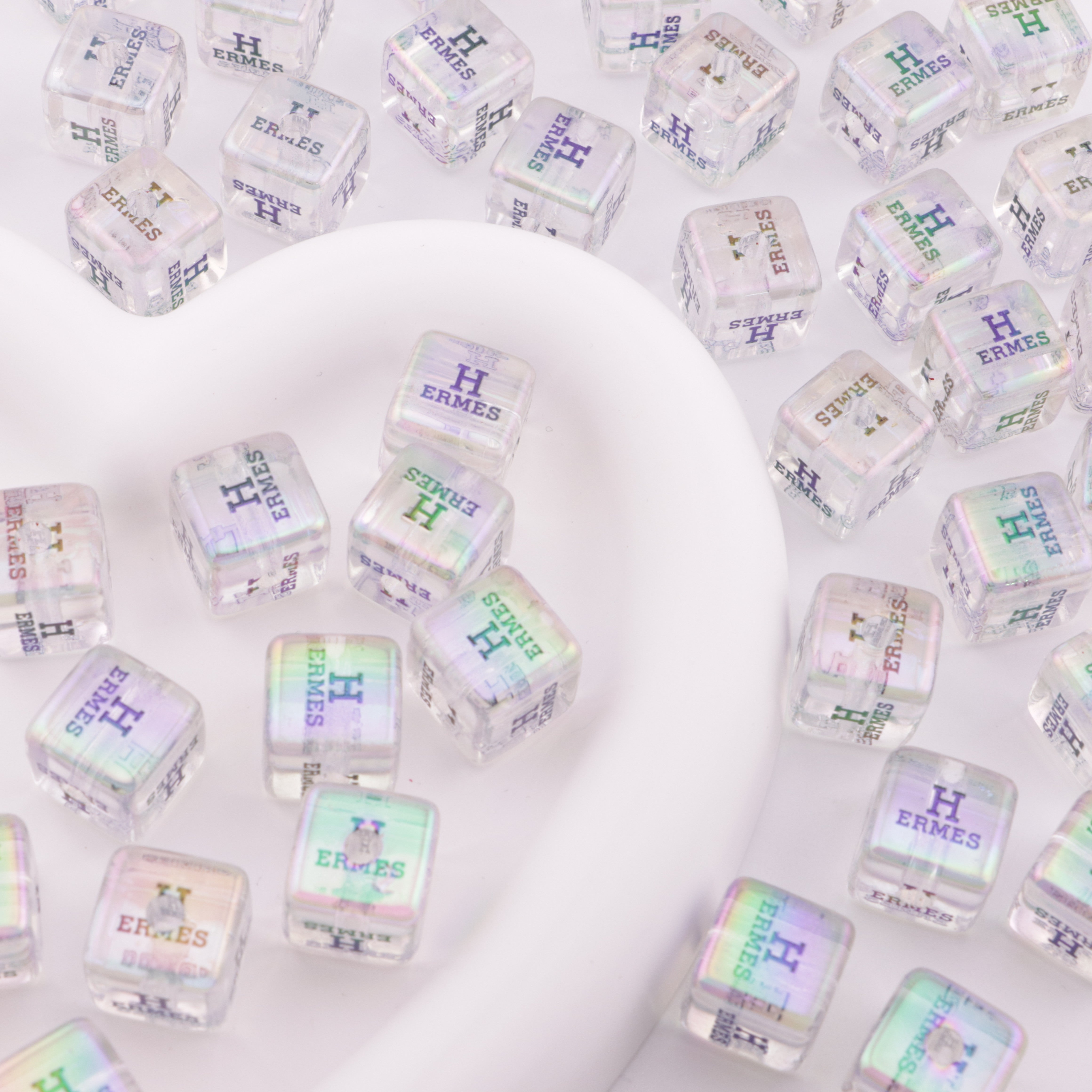 FS5522- Approximately 15mm High-Transparency UV Hermès Acrylic Beads Zoe's DIY Shop