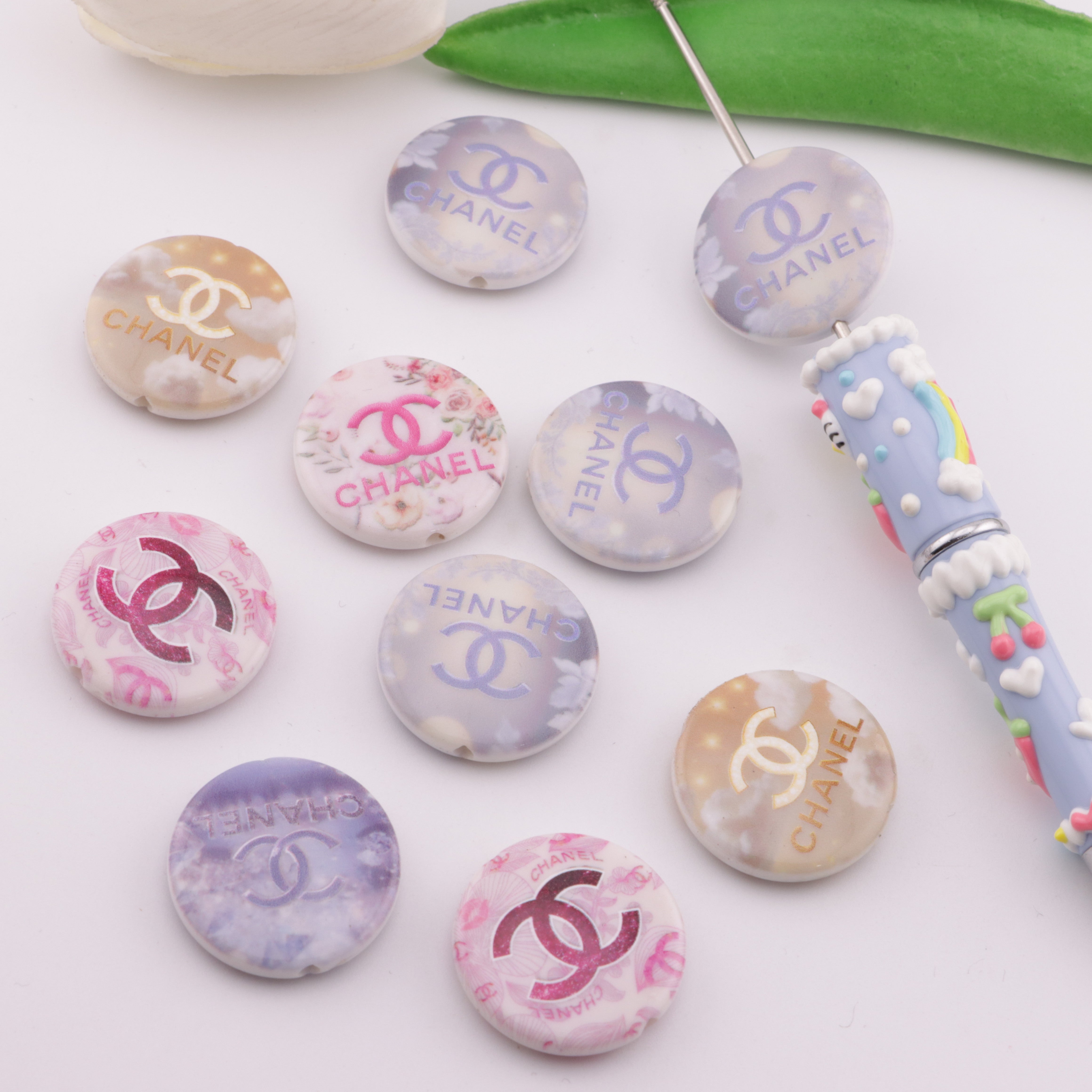 FS4959- Cc Round Plate, Beads Zoe's DIY Shop