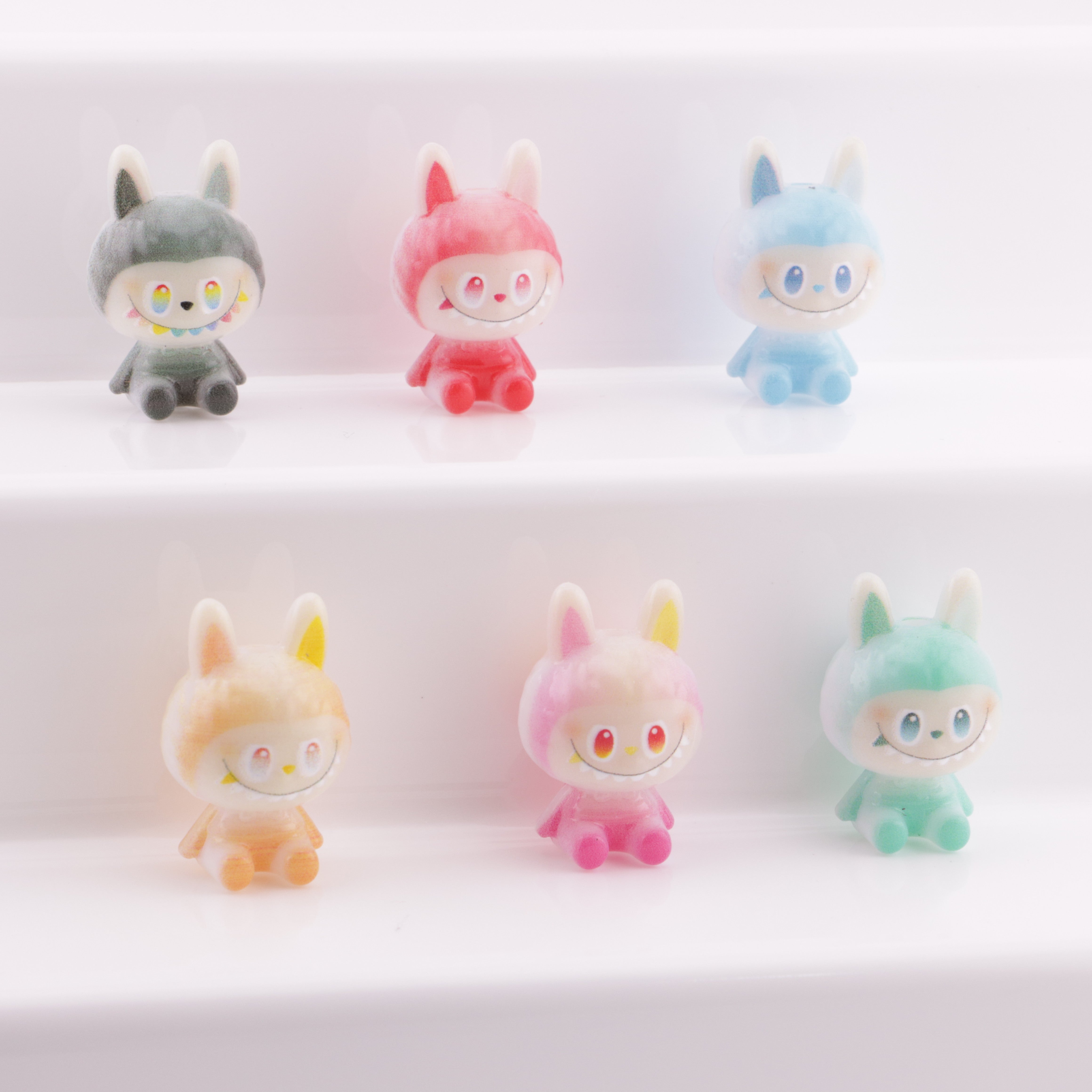 FS6176- 3D Setdown Lbb Beads Sitting Posture Three-Dimensional Labbub Beads