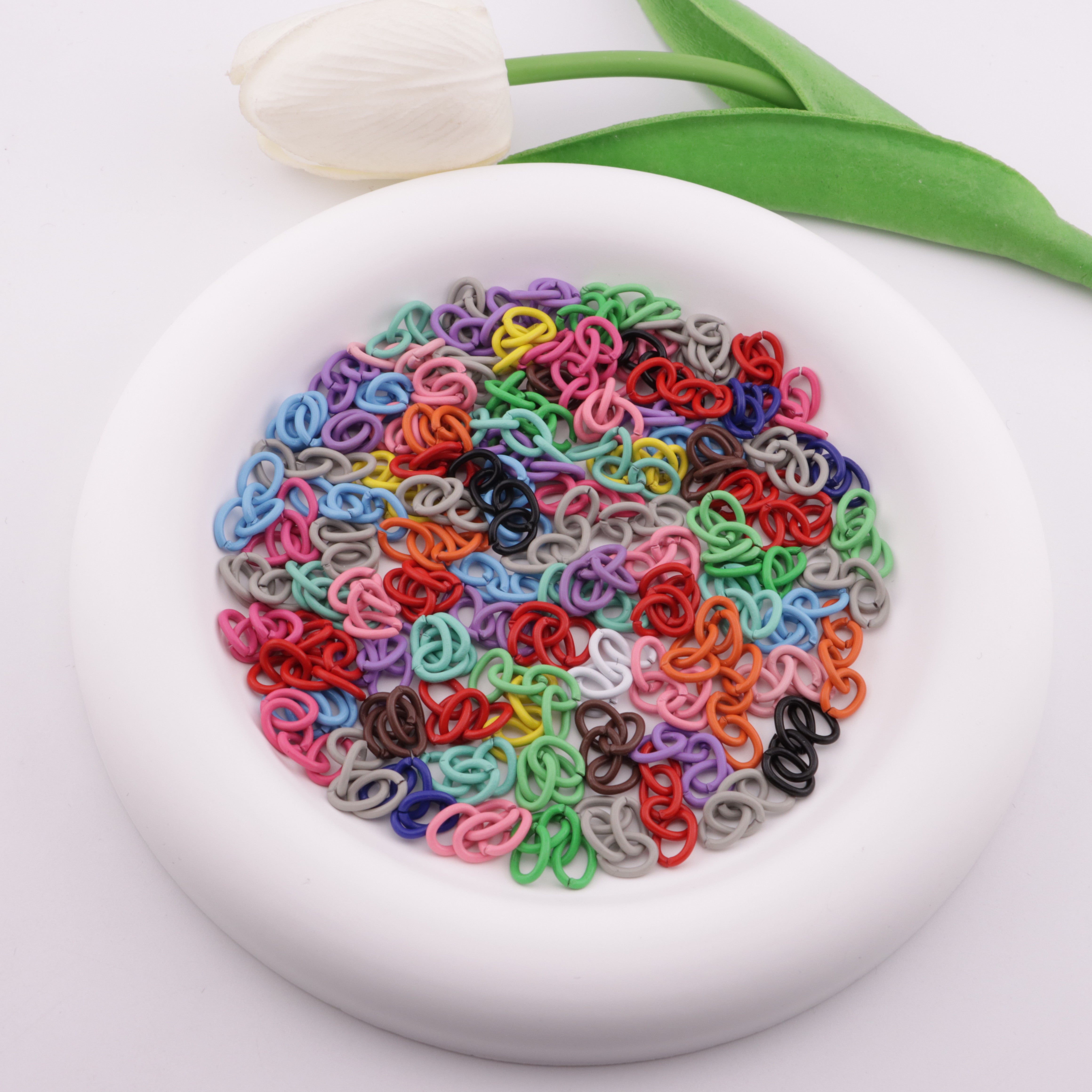 FS6179- 6.5×28mm Random Mixed Dark Color Chain