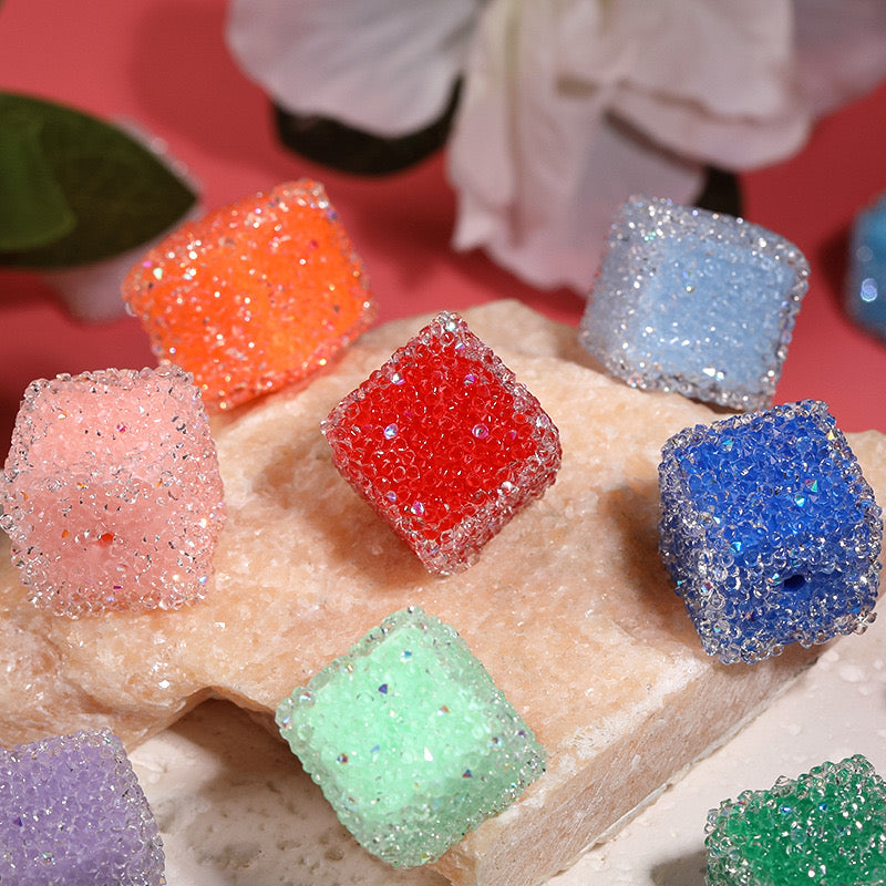 16mm*16mm Solid Color Sugar Cubes Fit For Beadable Pens