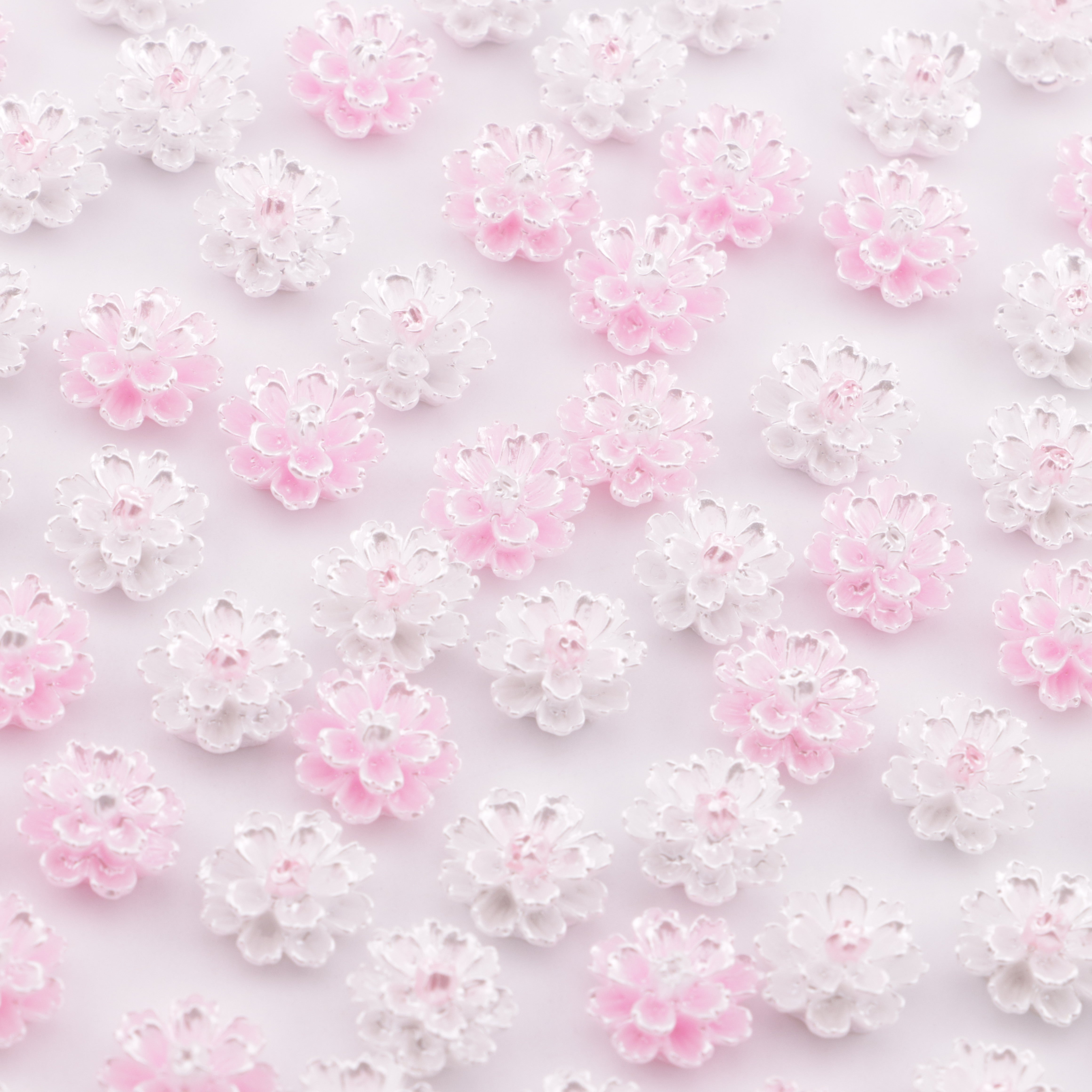 FS6162- 12mm Luminous Hibiscus Flower Charms Glow-In-The-Dark Hibiscus Flower Patches