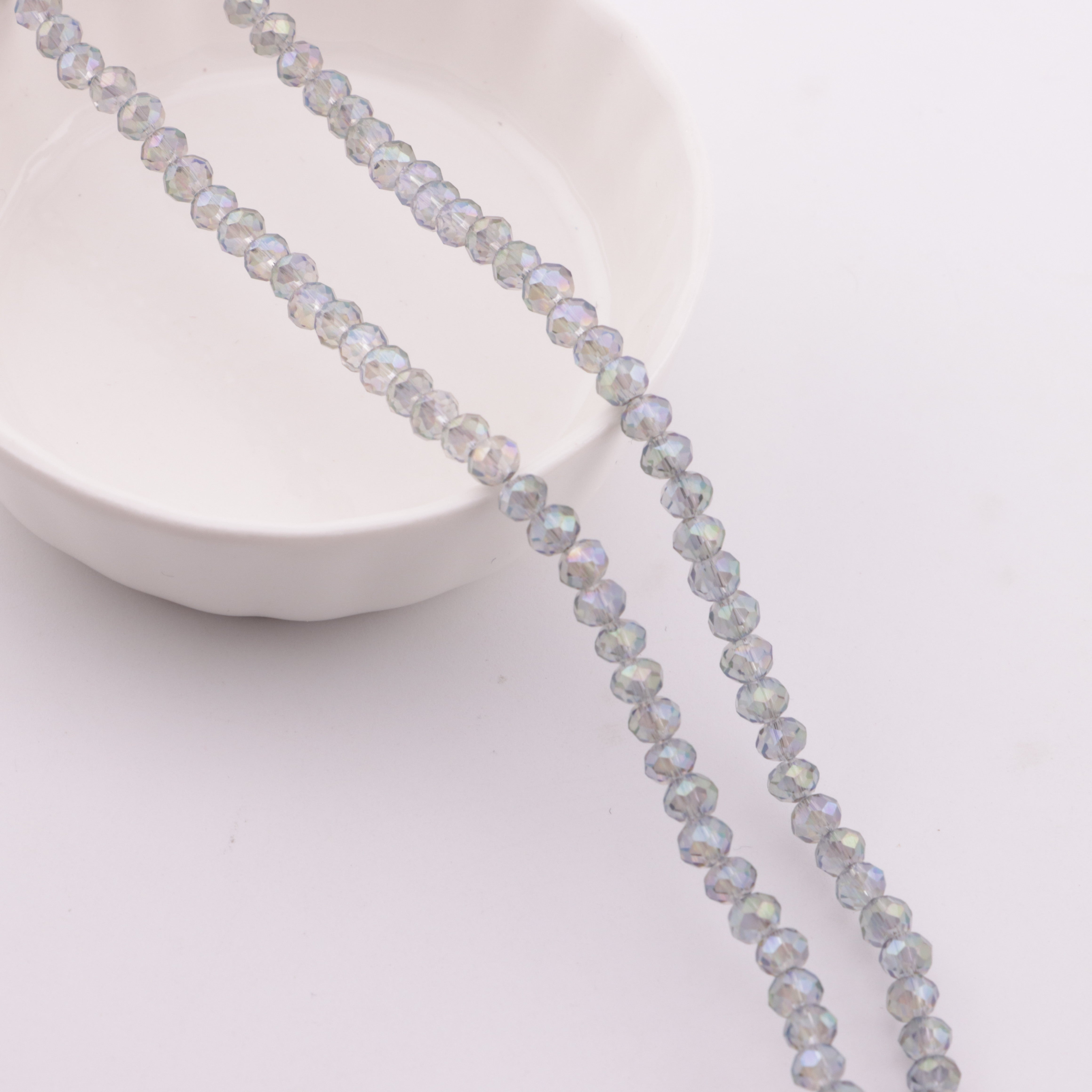 FS6190- 4mm Uv Glass Beads Faceted Glass Beads