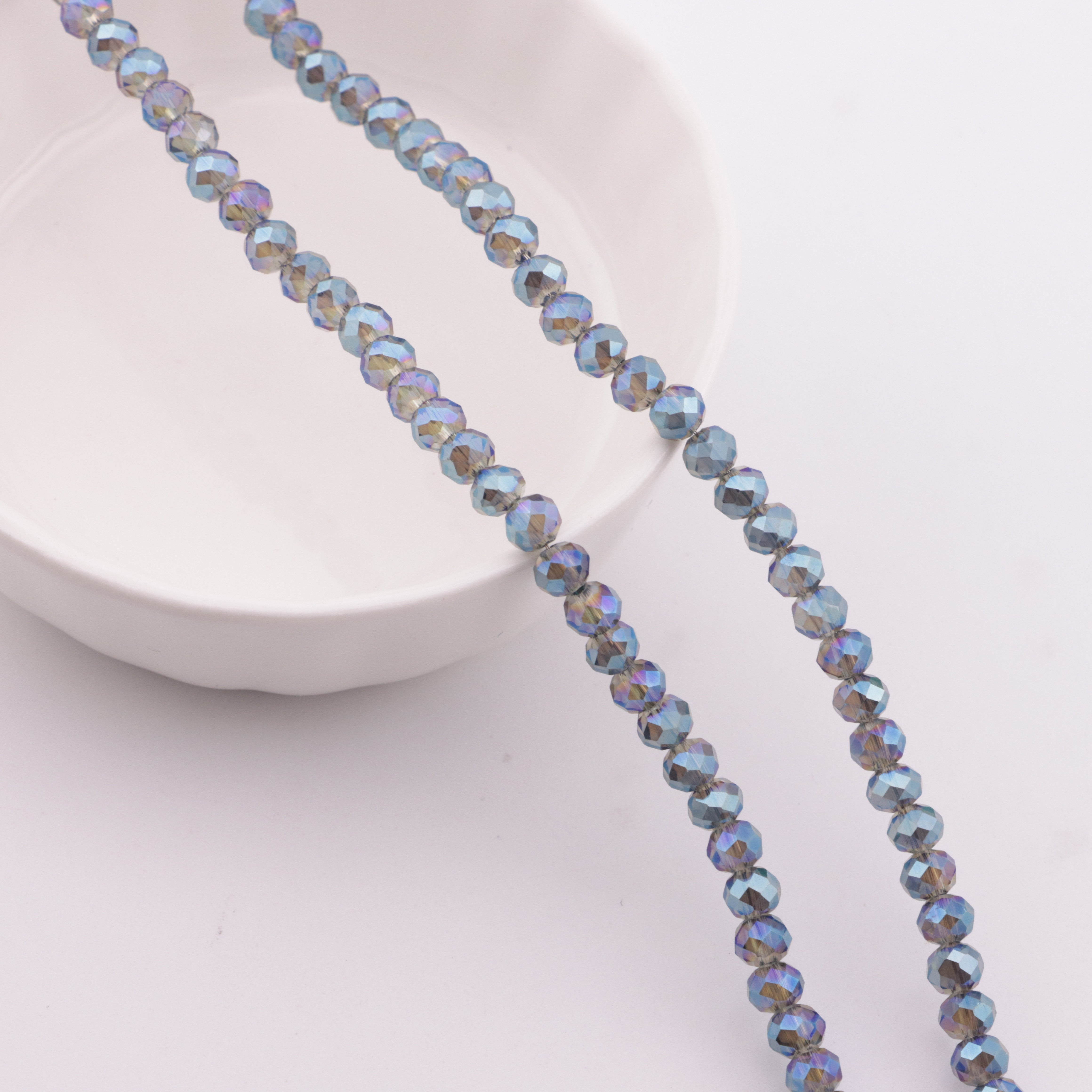 FS6190- 4mm Uv Glass Beads Faceted Glass Beads