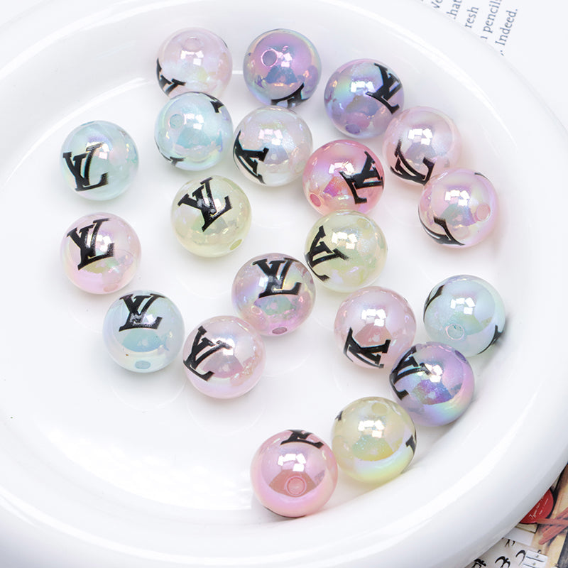 FS4134- 16mm LV Glowing Beads Uv Glow-In-The-Dark Jelly Beads Zoe's DIY Shop