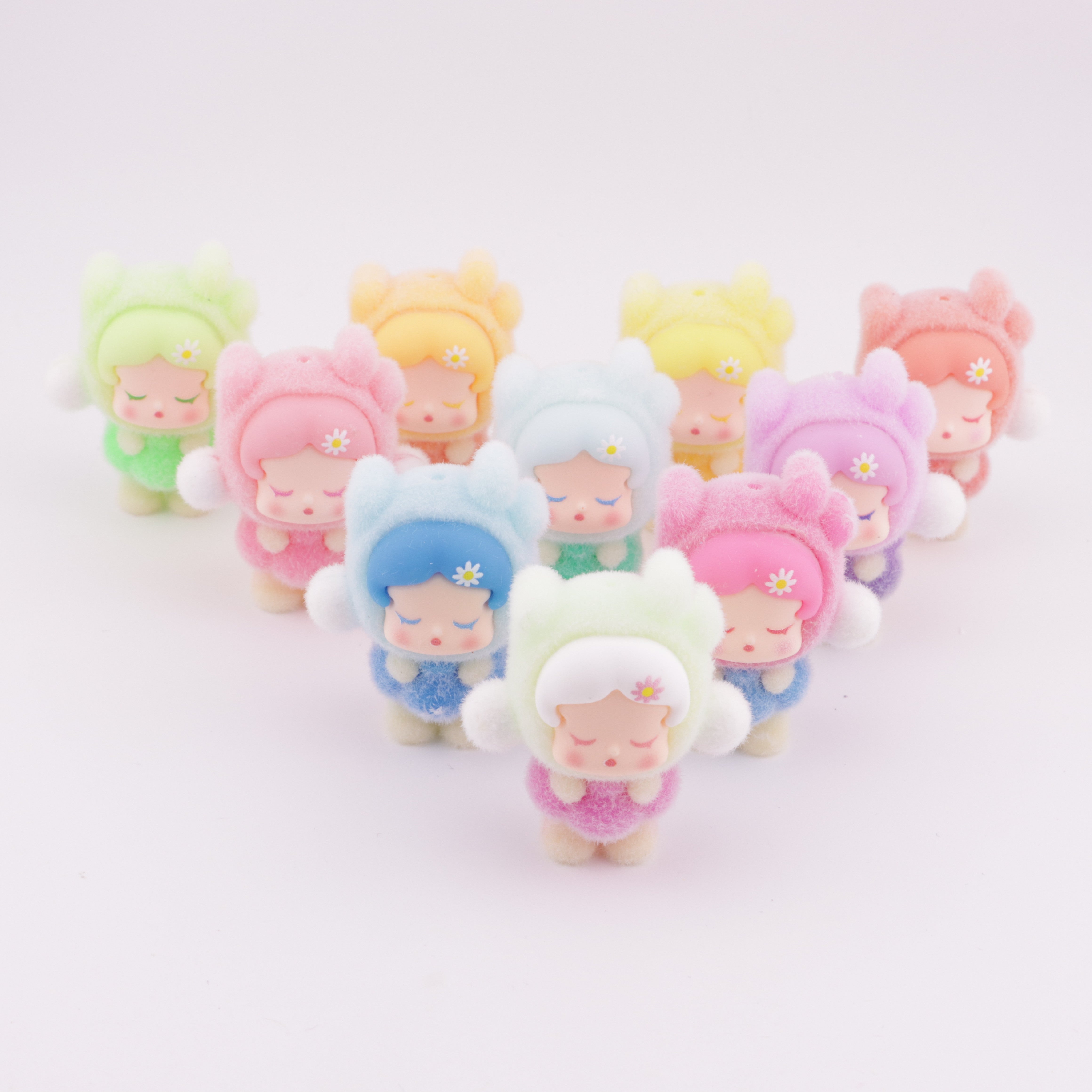 FS6196- Daisy Sp Flocked Beads Fit For Pen