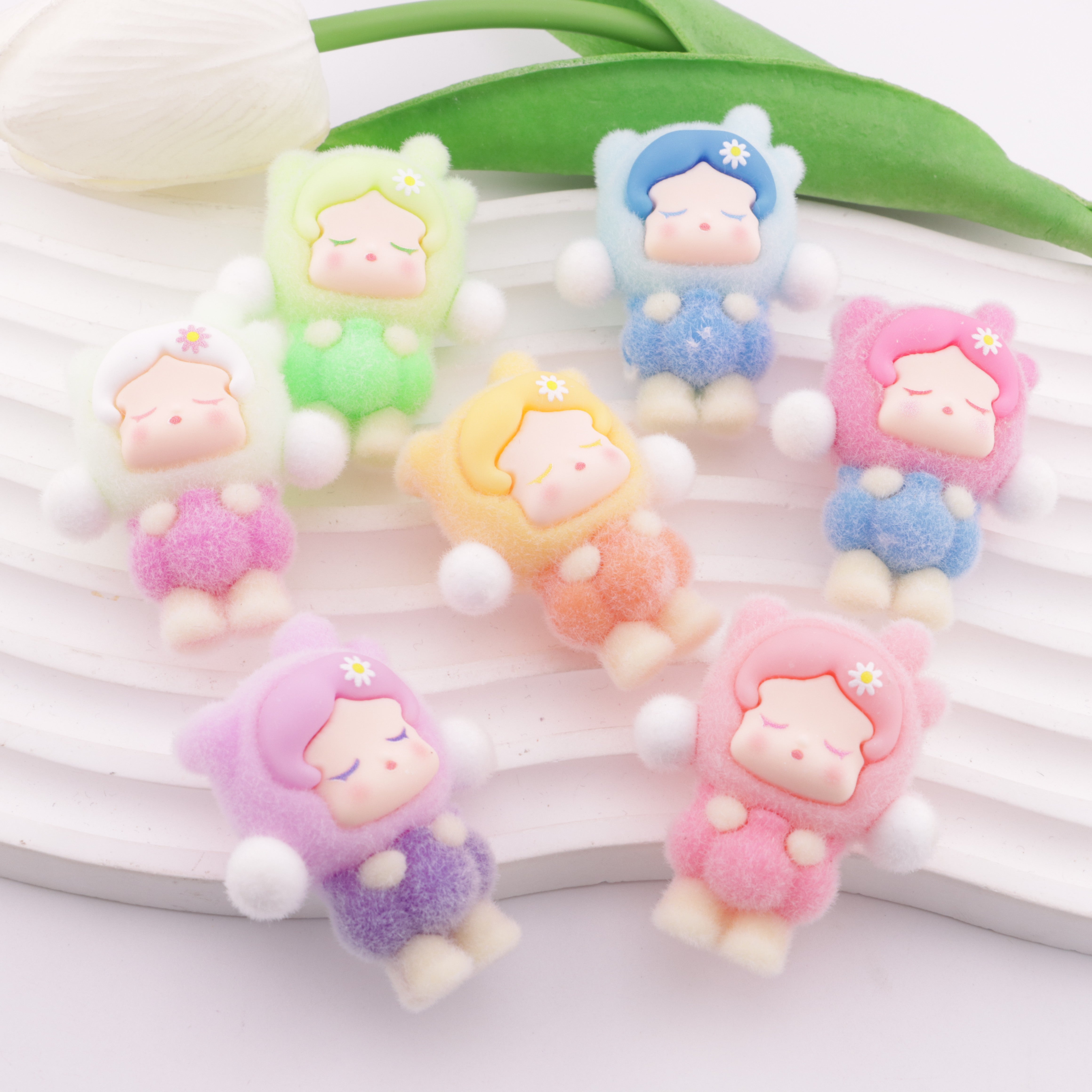 FS6196- Daisy Sp Flocked Beads Fit For Pen