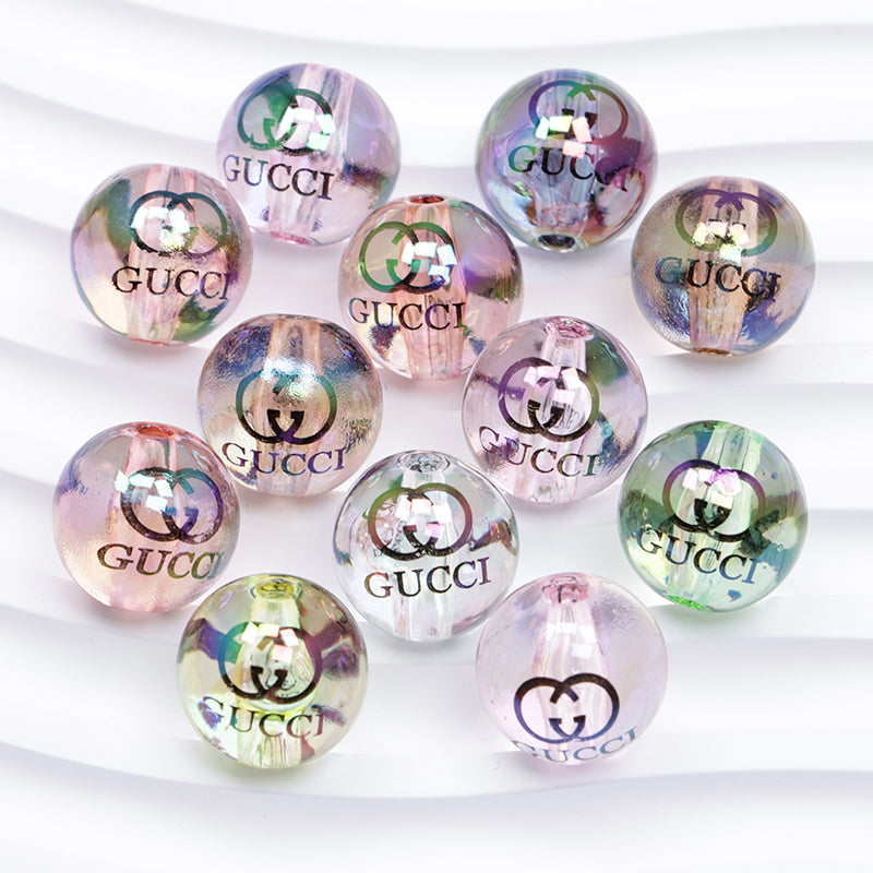 FS4289- 16mm High-Transparency UV-Coated GG Acrylic Beads Zoe's DIY Shop