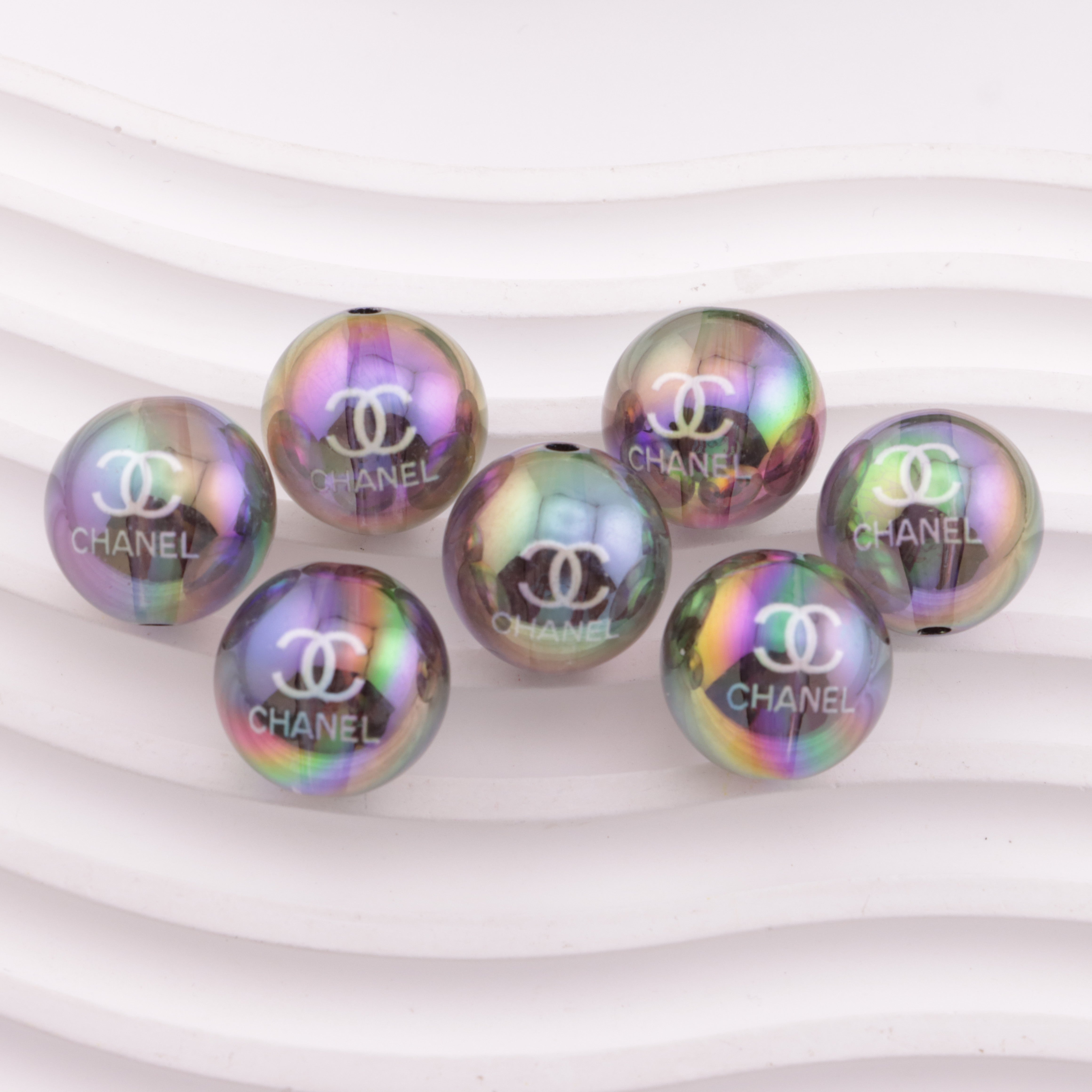 FS5536- 20mm High-Transparency UV-Coated CC Acrylic Beads Zoe's DIY Shop
