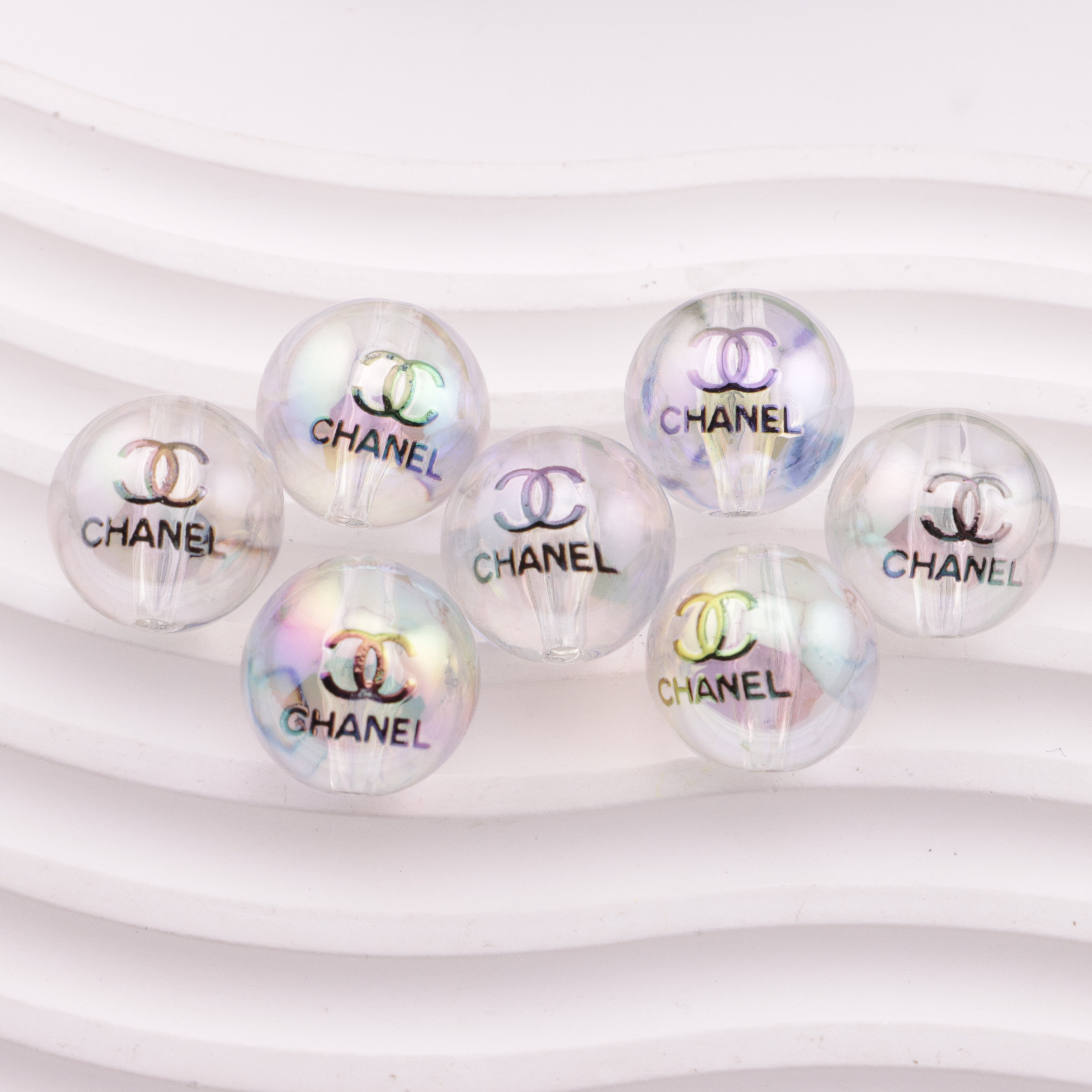 FS5536- 20mm High-Transparency UV-Coated  Acrylic Beads Zoe's DIY Shop