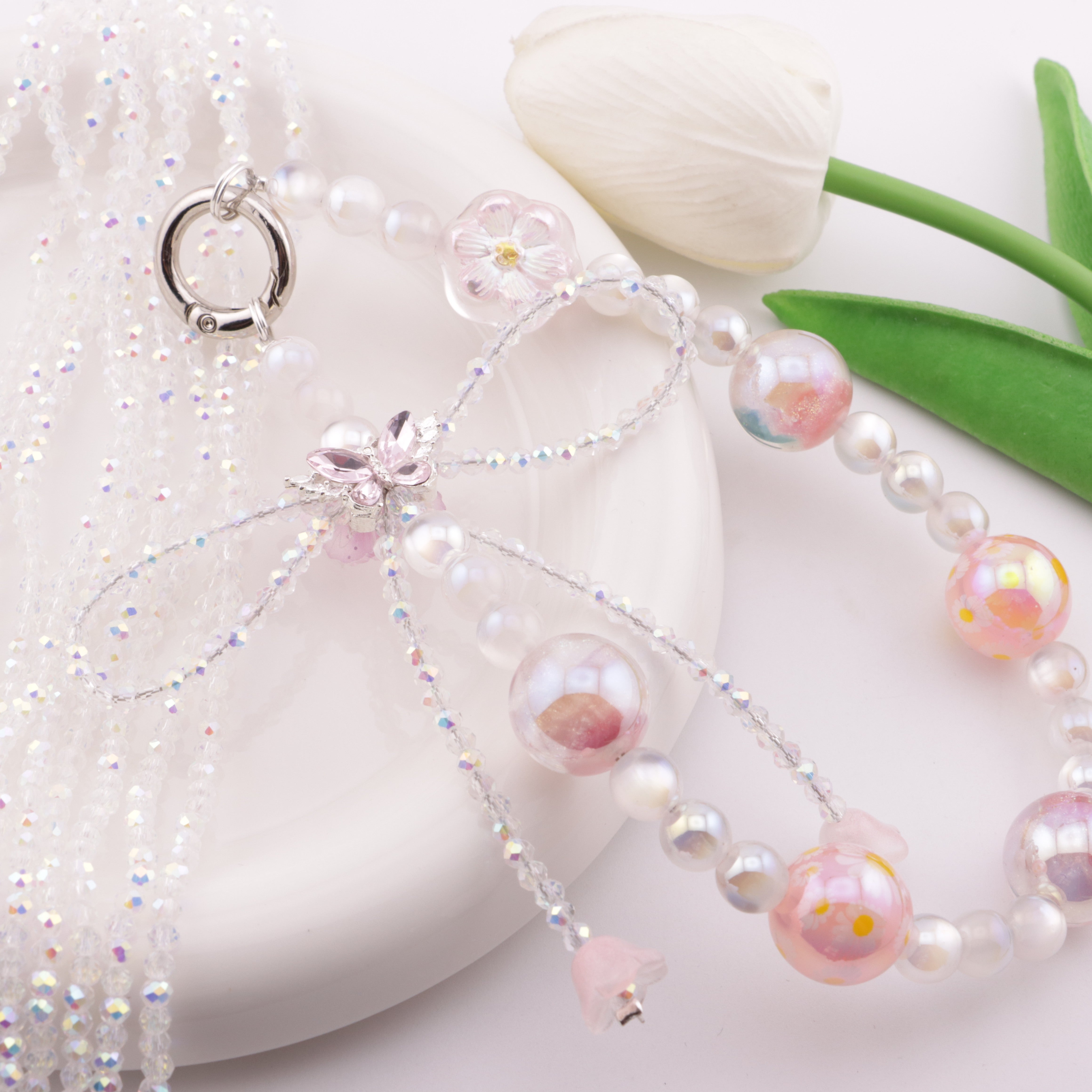 FS3850- 3mm Ab Glass Beads Colored-Plated Glass Beads