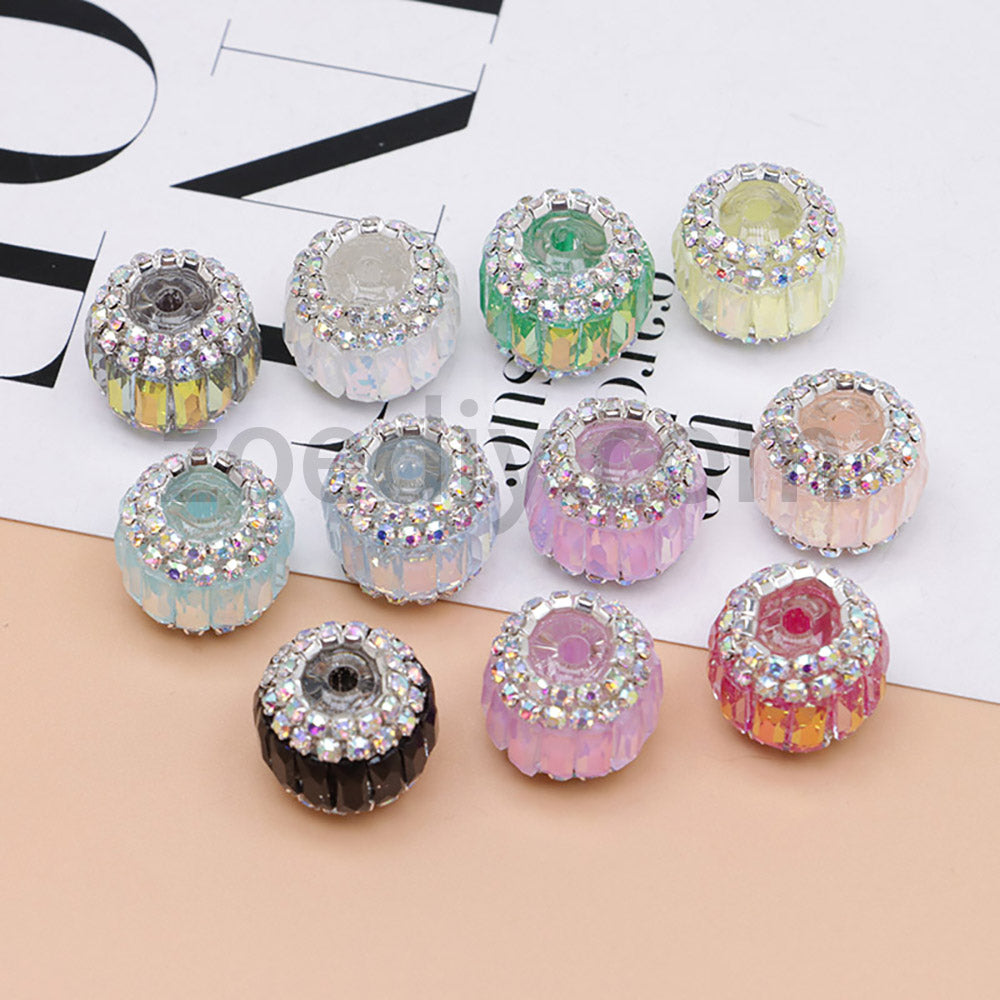 FS0365- 16mm 원형 반짝이 비즈 (비딩 가능 펜용)