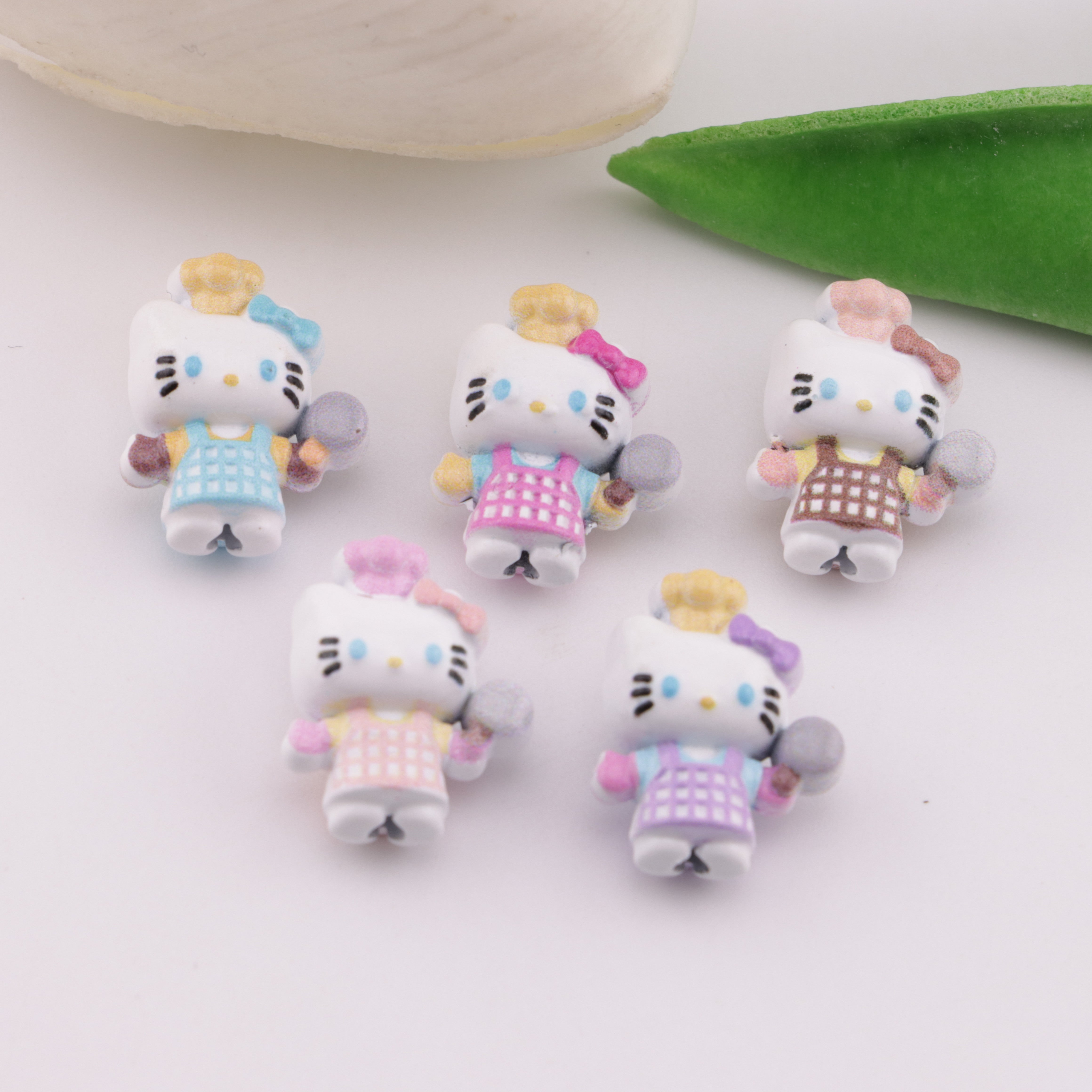 FS6223- Kitty Alloy Beads
