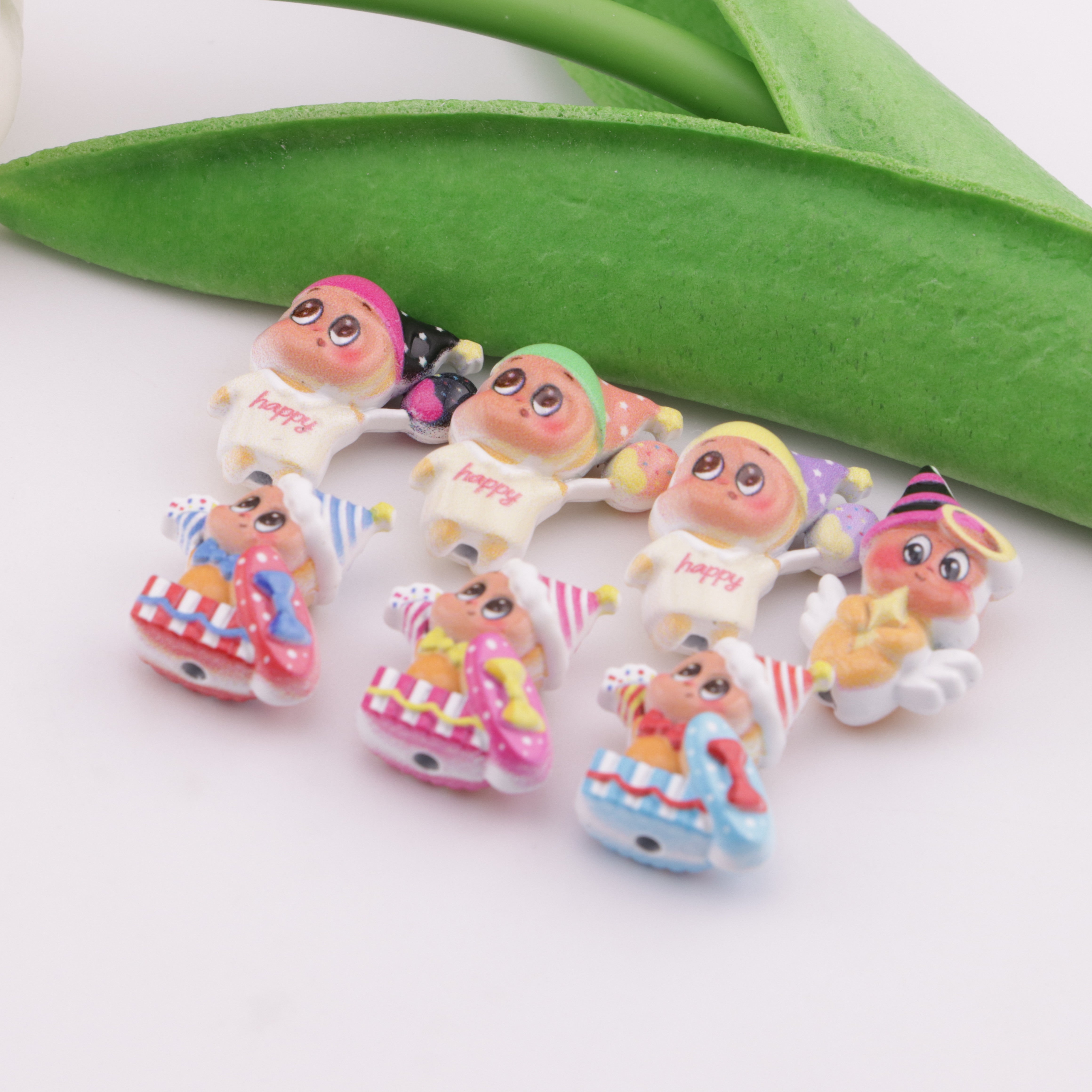 FS6224- Alien Alloy Beads