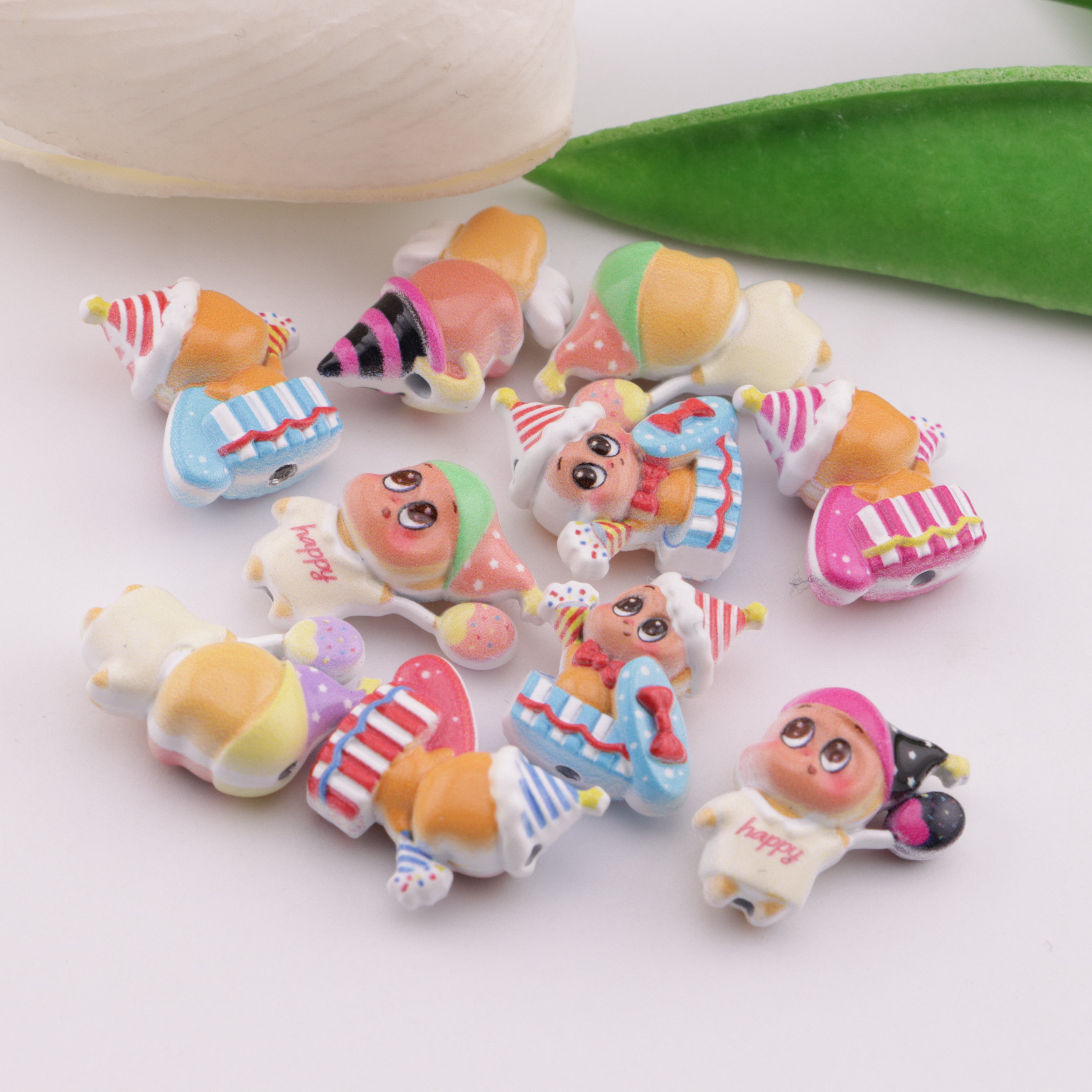 FS6224- Alien Alloy Beads