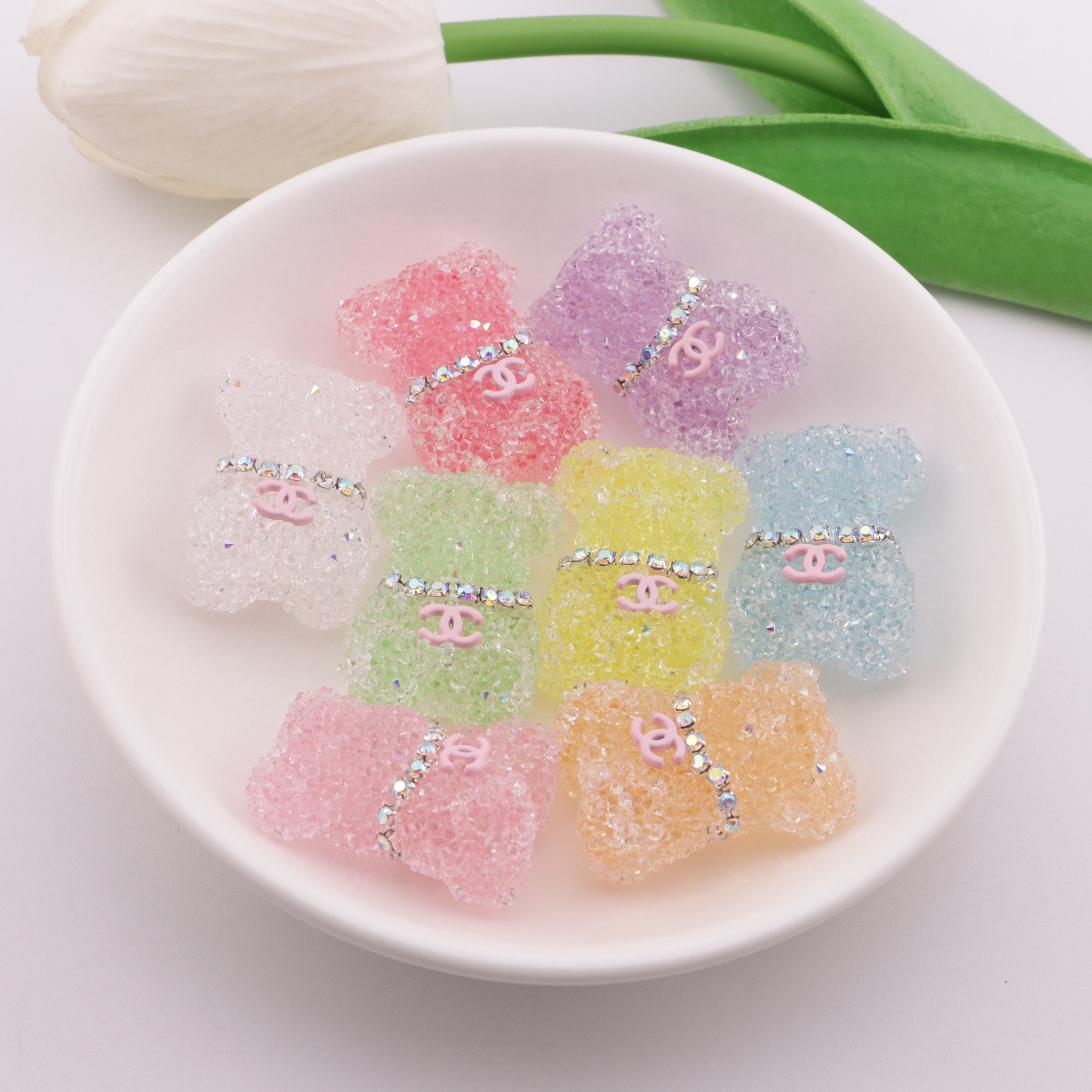 FS6232- 28×15Mm Transparent Cc Sugar Bear