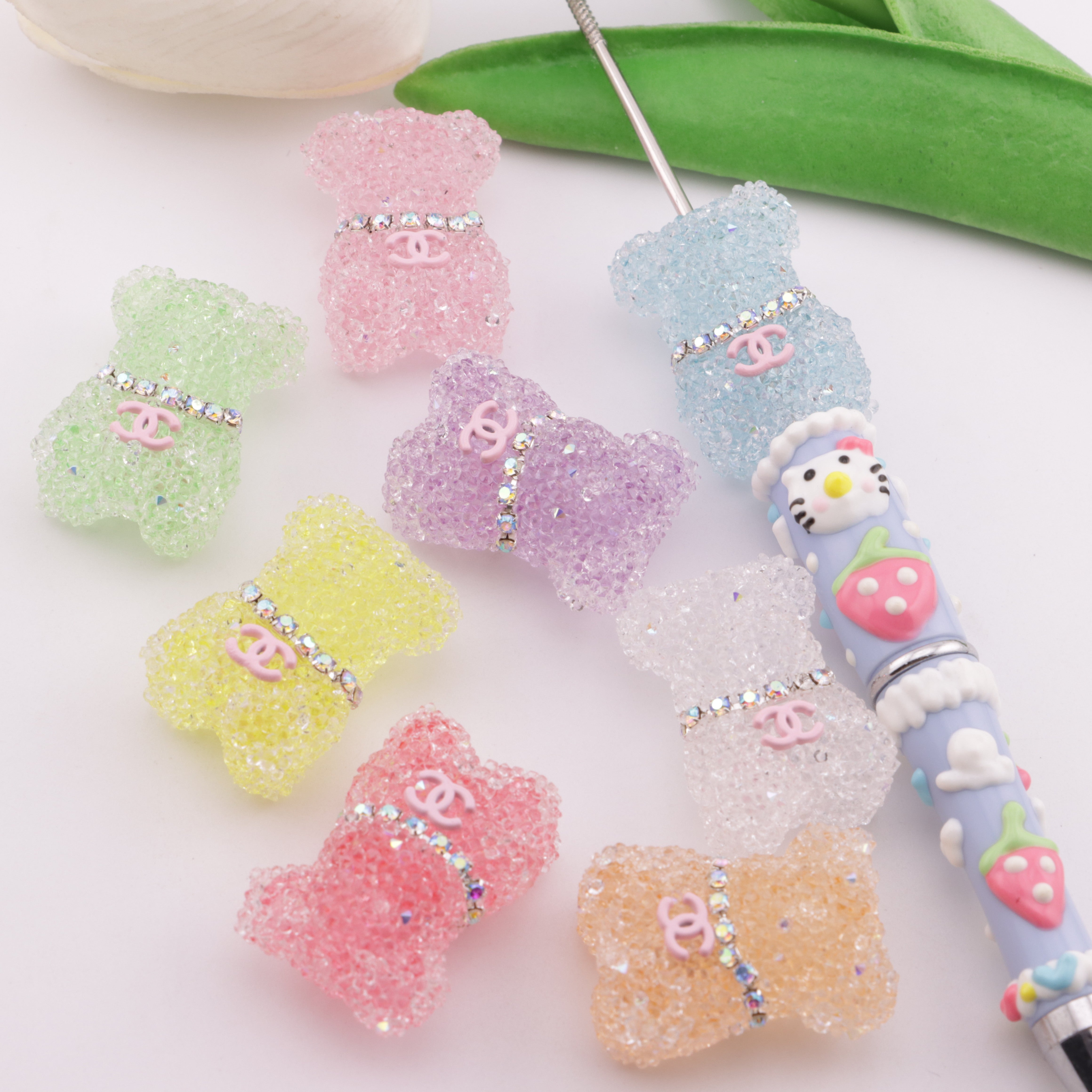 FS6232- 28×15Mm Transparent Cc Sugar Bear