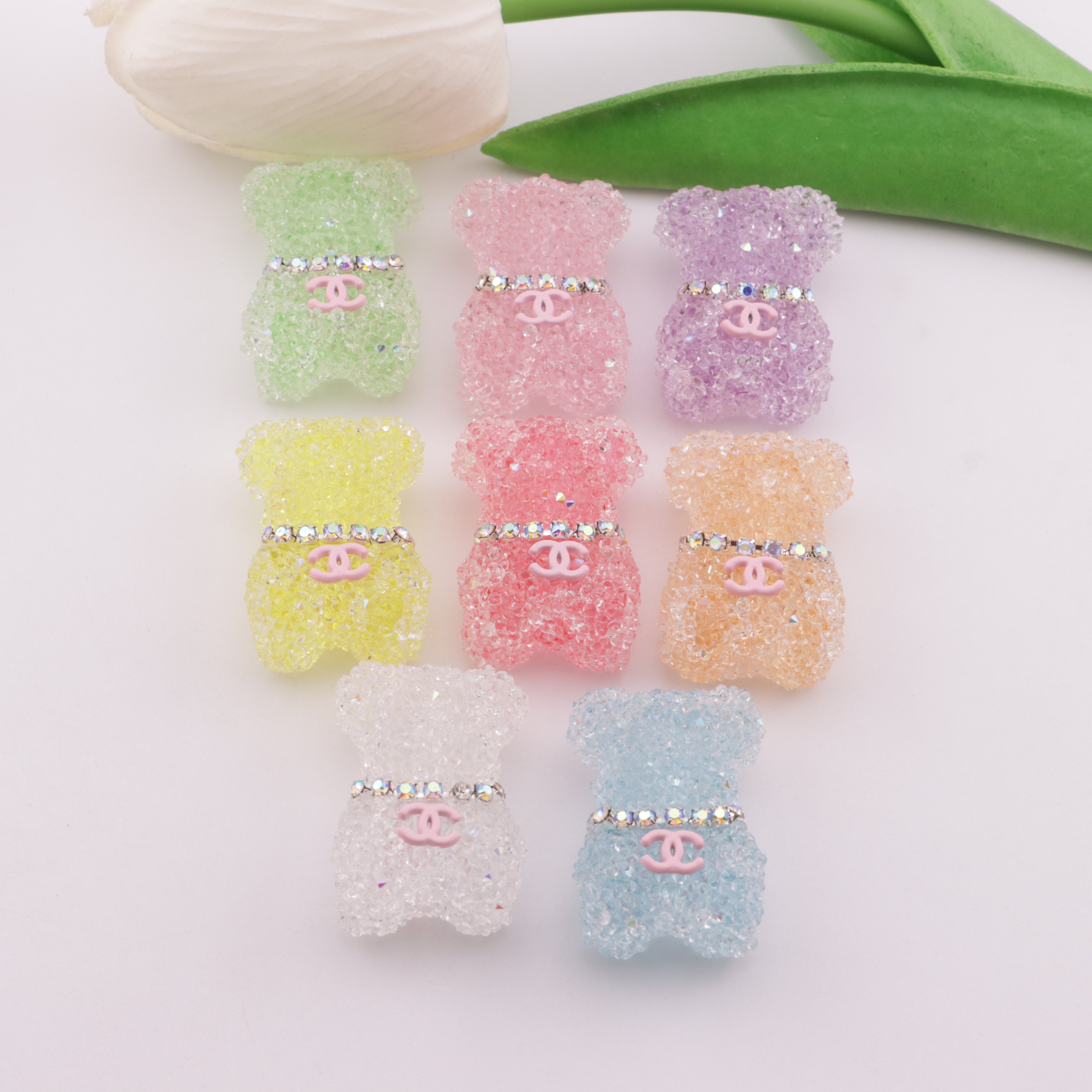 FS6232- 28×15Mm Transparent Cc Sugar Bear