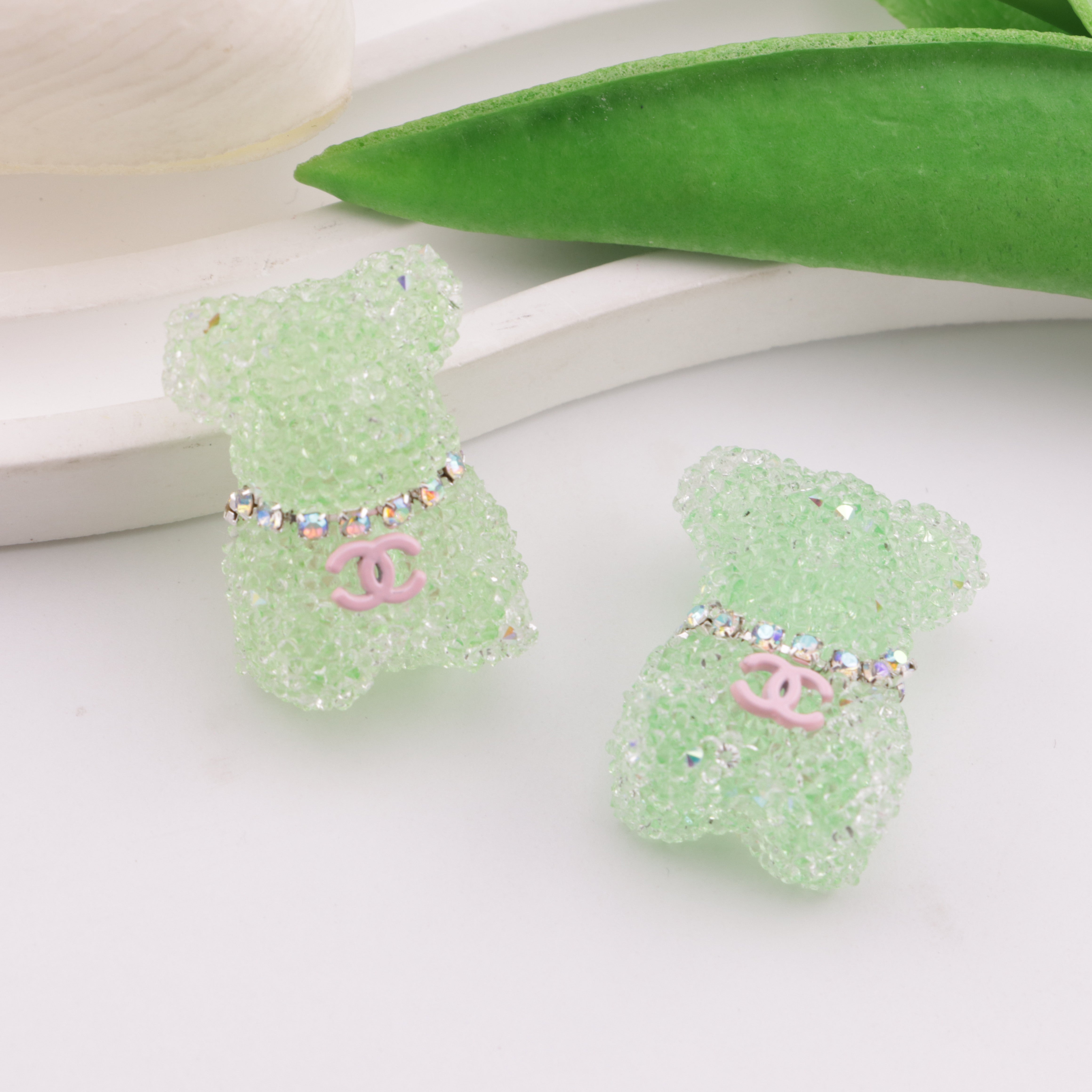 FS6232- 28×15Mm Transparent Cc Sugar Bear