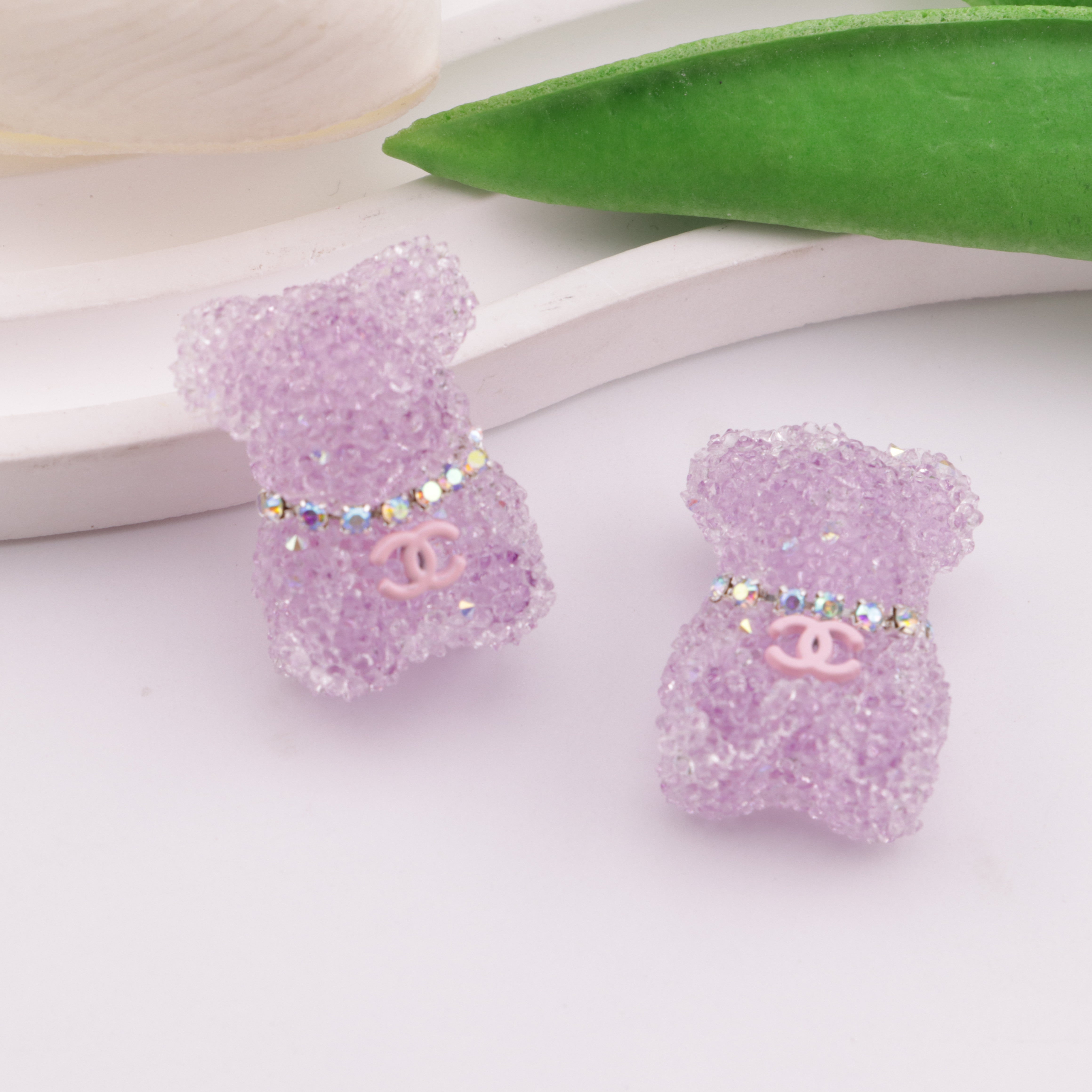FS6232- 28×15Mm Transparent Cc Sugar Bear