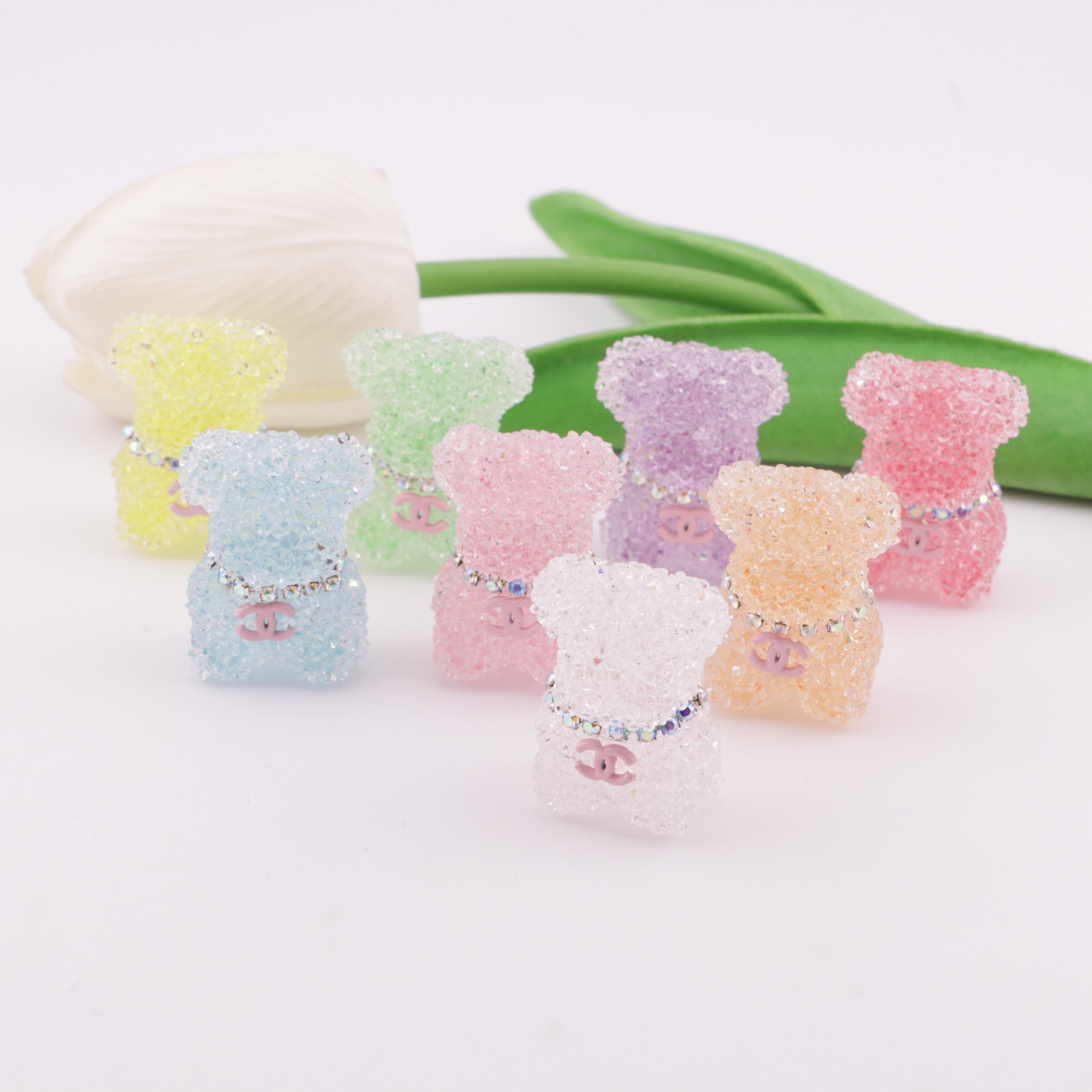 FS6232- 28×15Mm Transparent Cc Sugar Bear