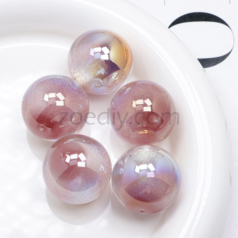 FS4693-25MM Half Hole Round Beads
