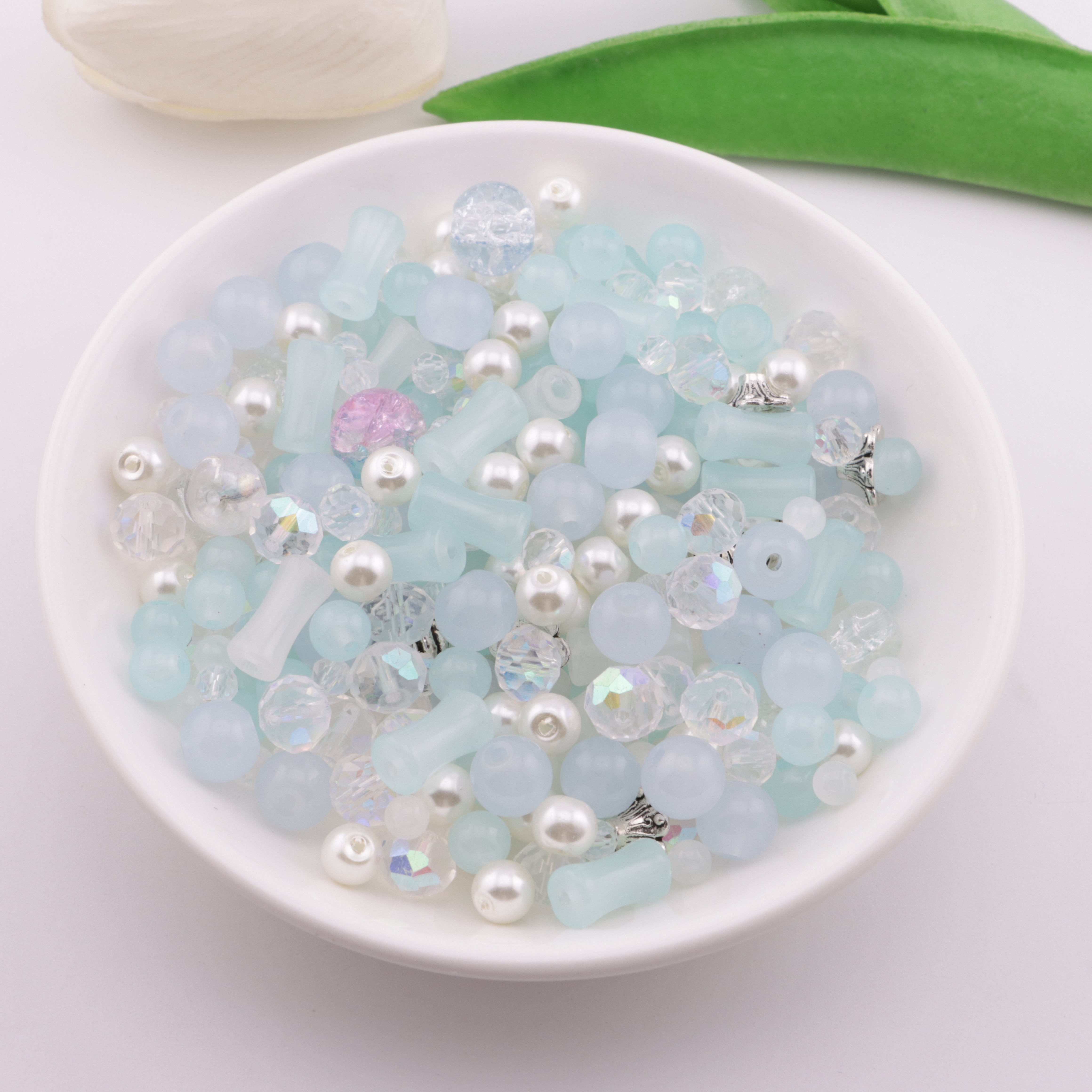 FS3843- Blue-Style Mixed Glass Beads