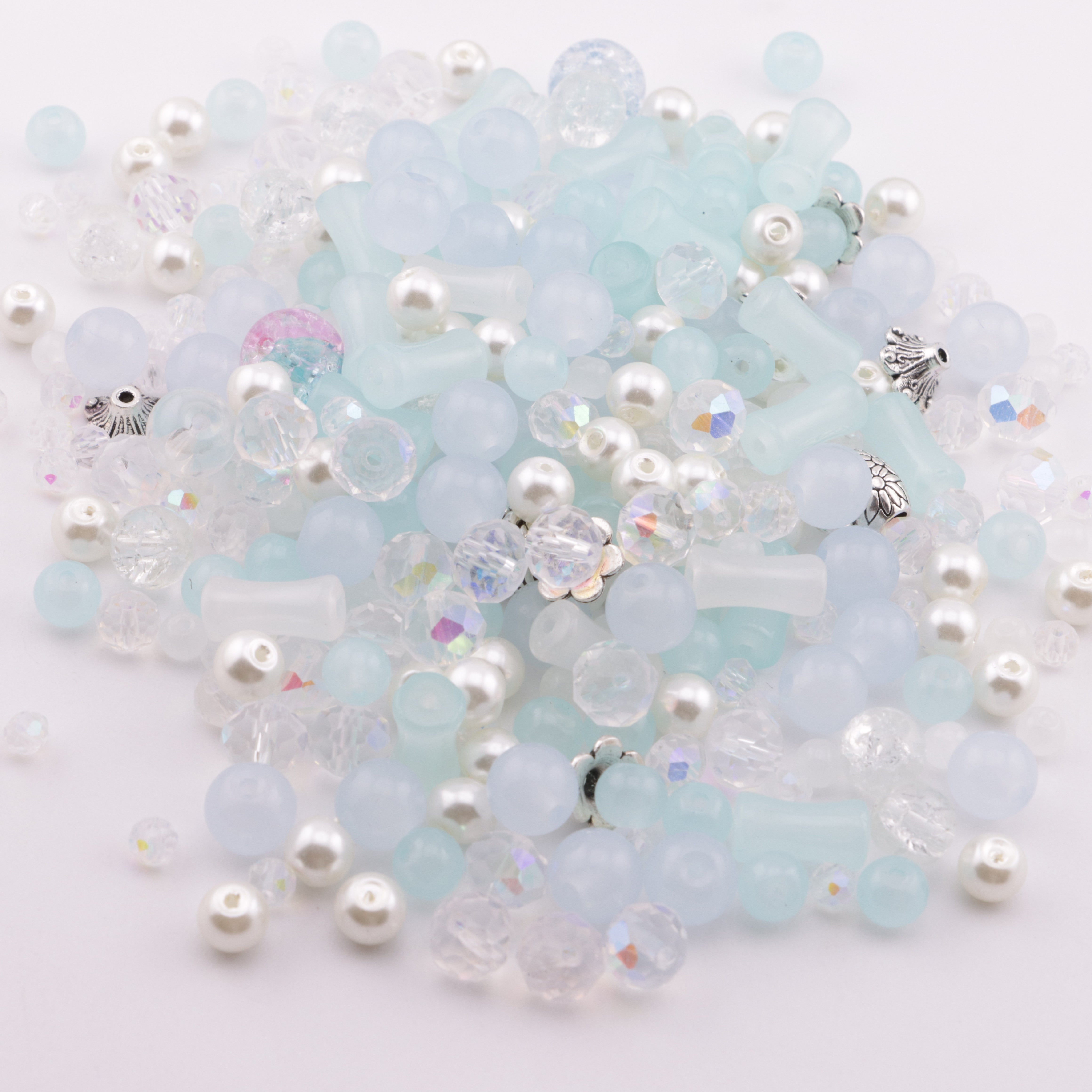 FS3843- Blue-Style Mixed Glass Beads