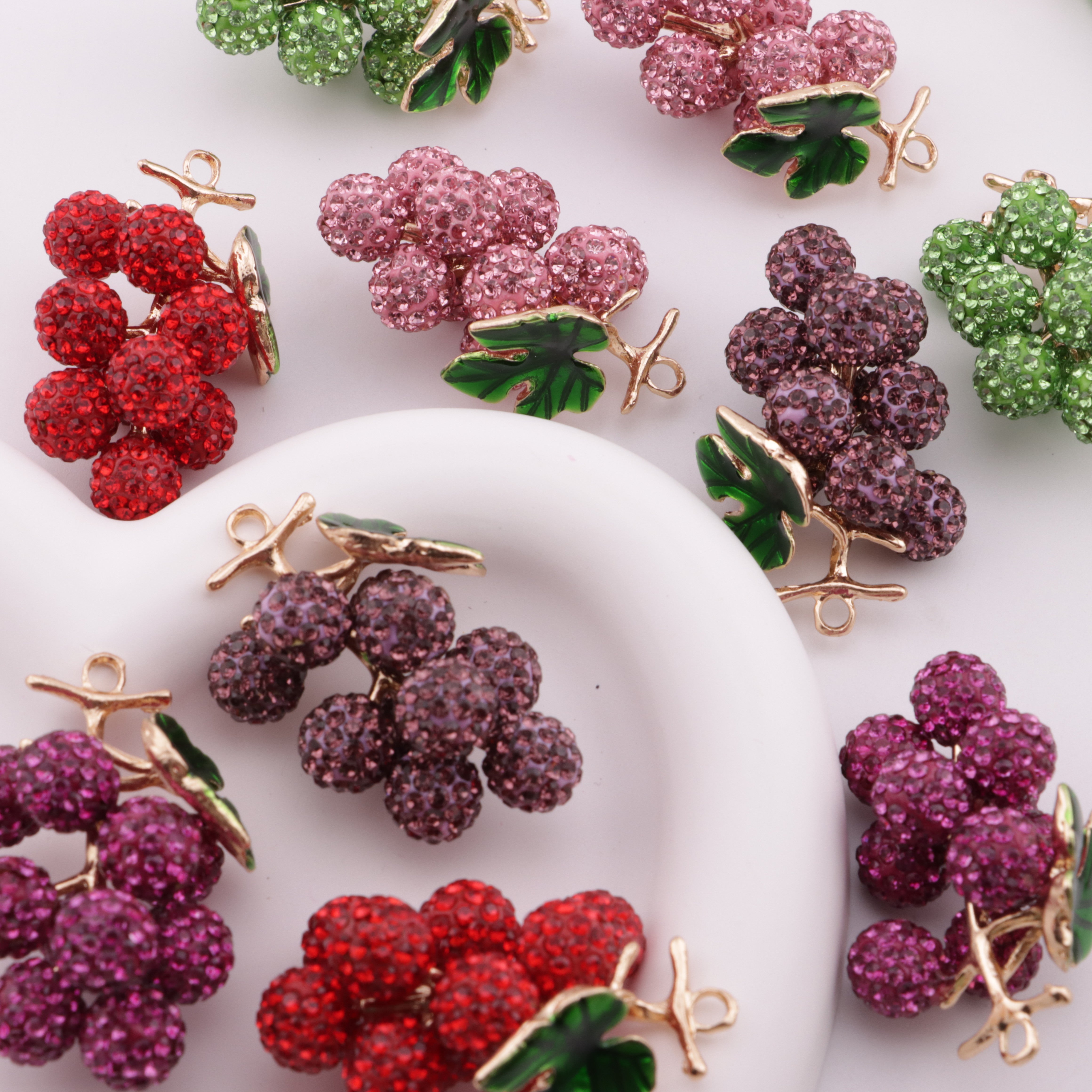 FS6265- Crystal Grape Pendant