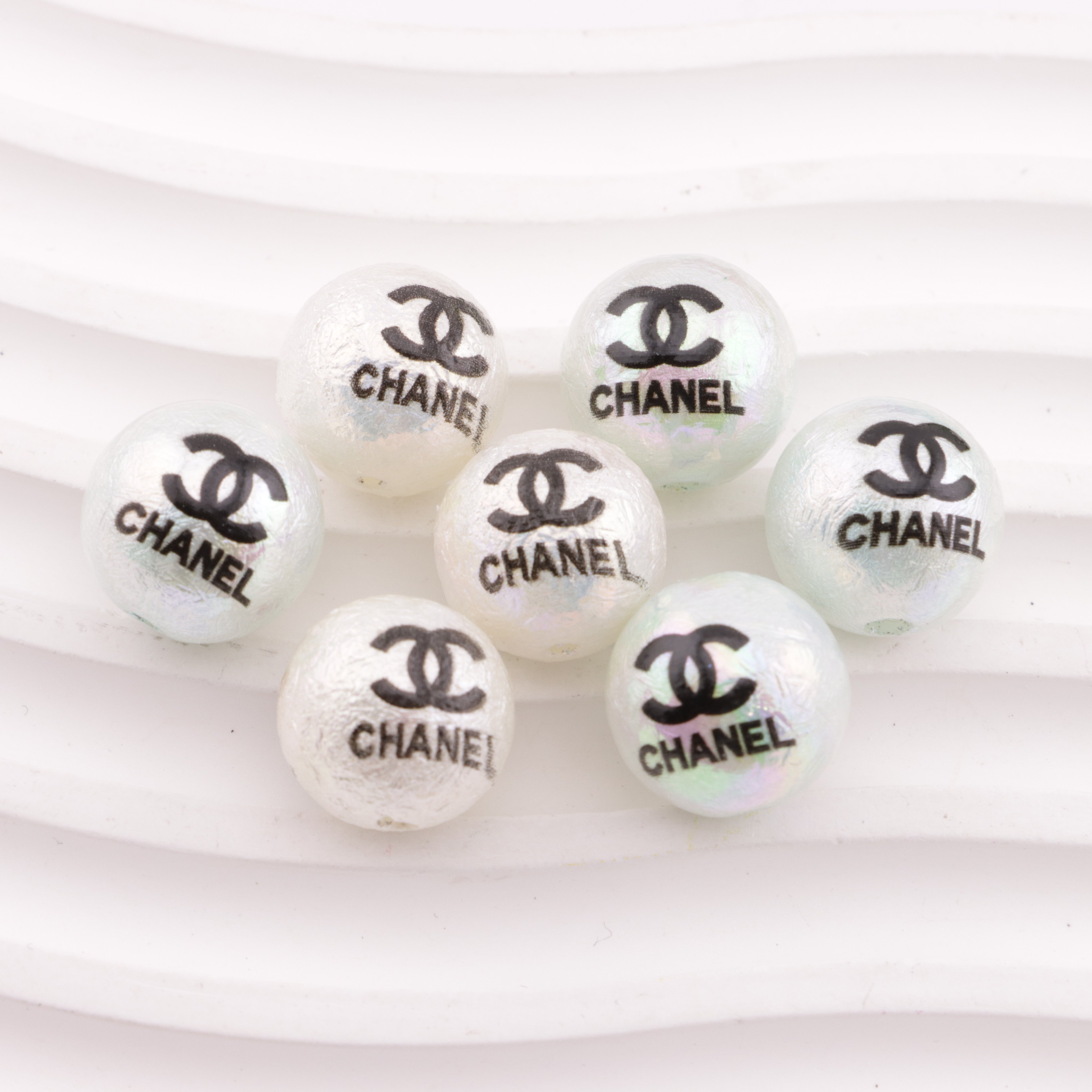 FS3711- 16mm Wrinkled CC Acrylic Beads Beads Acrylic Zoe's DIY Shop