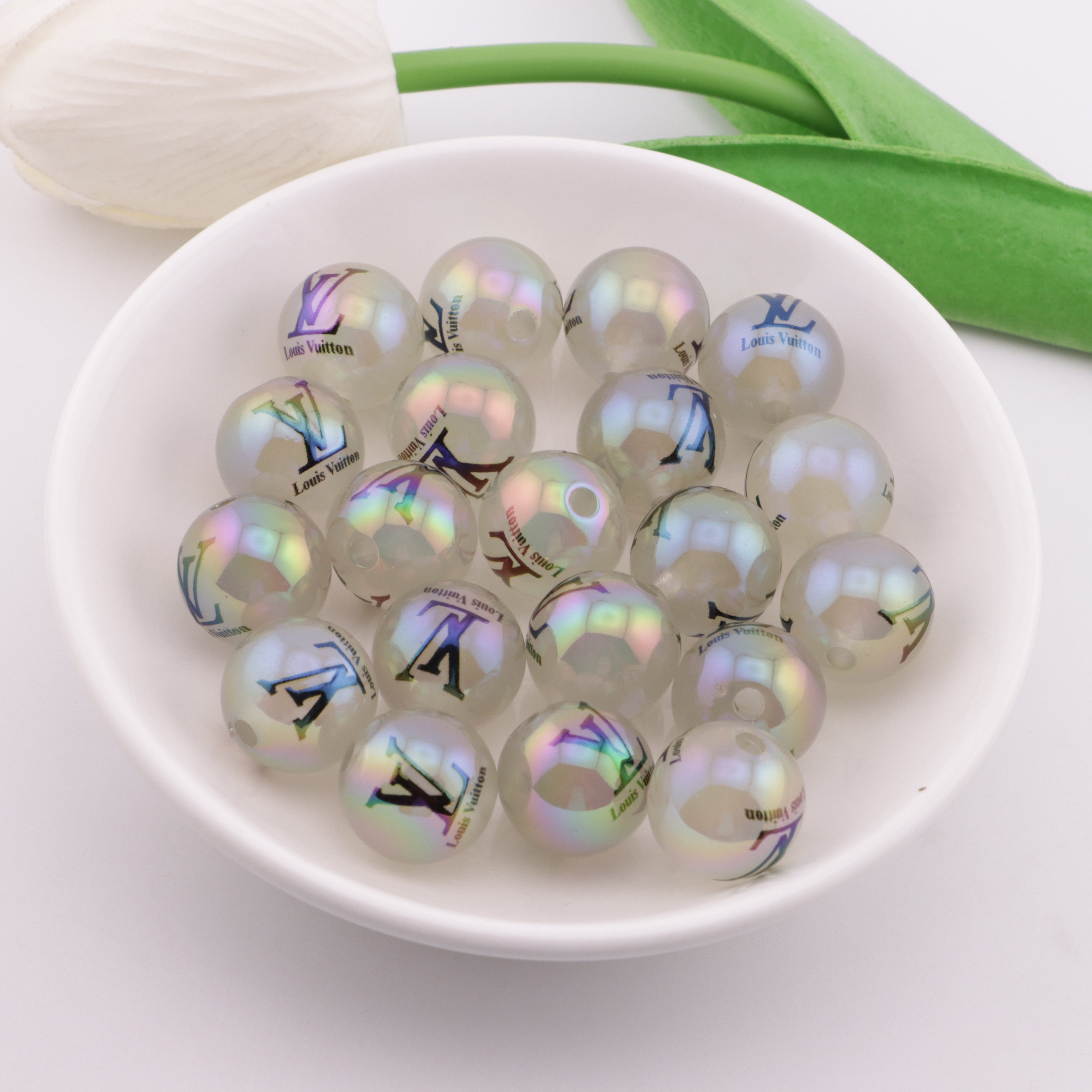 FS3231- 16mm Glow-in-the-dark LV Beads Zoe's DIY Shop