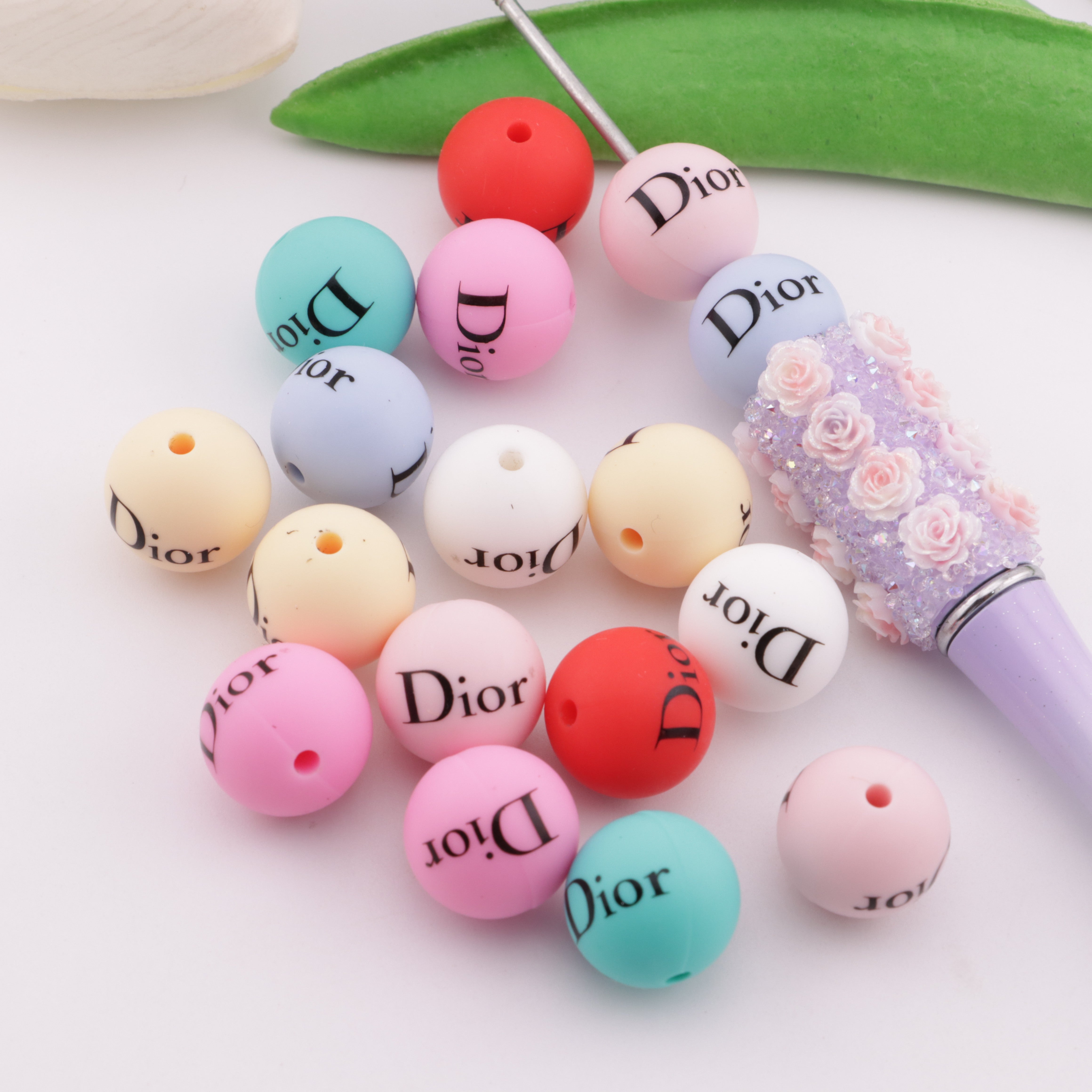 FS0790- 15MM DR Silicone Beads Zoe's DIY Shop