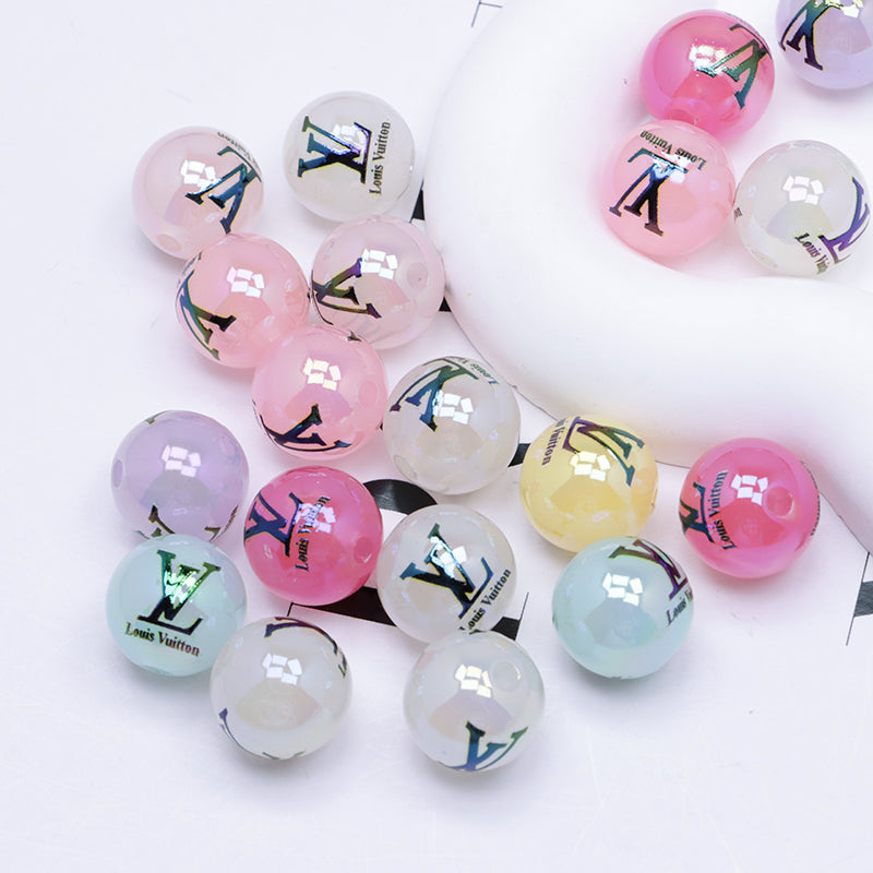 FS4654- 16mm LV Beads In Mixed Colors Zoe's DIY Shop