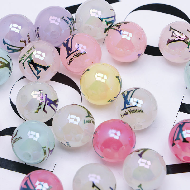 FS4654- 16mm LV Beads In Mixed Colors Zoe's DIY Shop