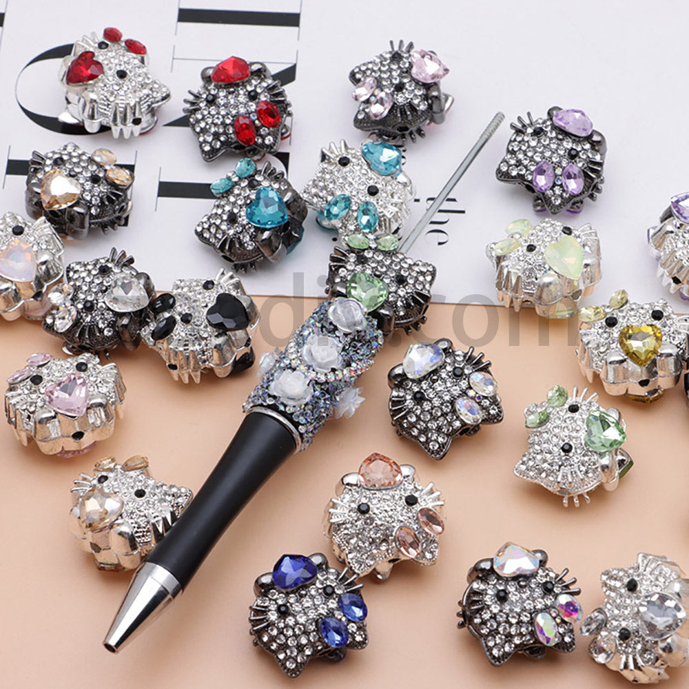FS4836-HK Diamond Alloy Beads Fit For Beadable Pens