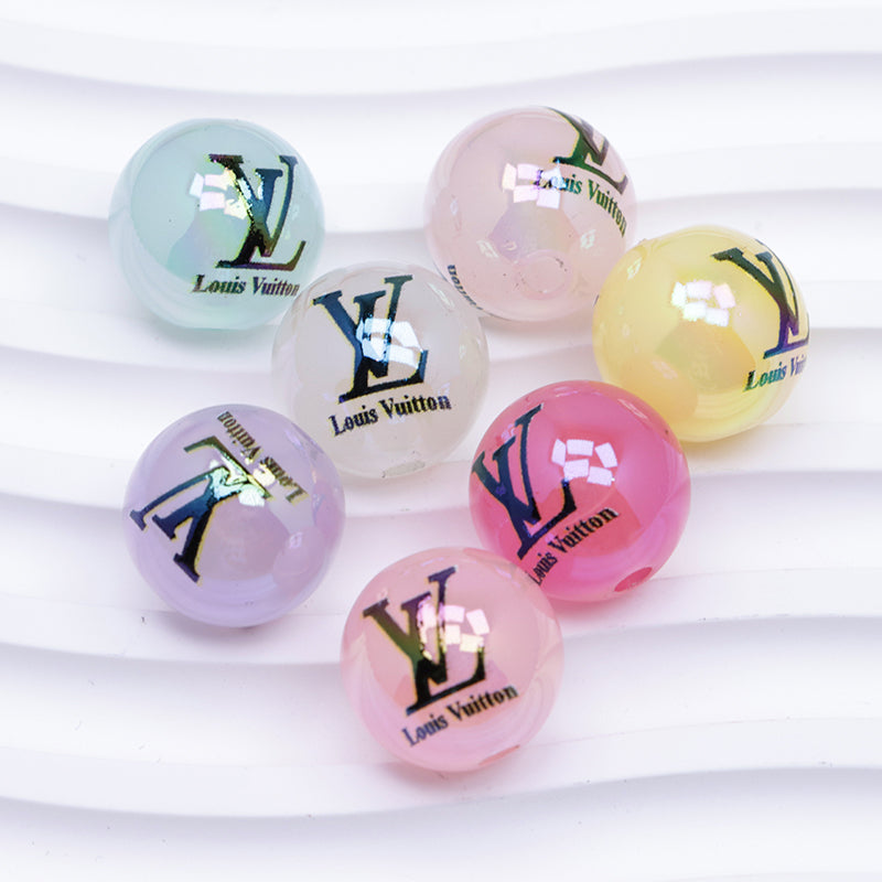 FS4654- 16mm LV Beads In Mixed Colors Zoe's DIY Shop