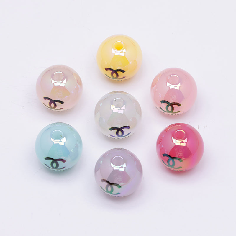 FS4653- 16mm Jelly Color System CC Acrylic Beads, Mixed Colors Zoe's DIY Shop