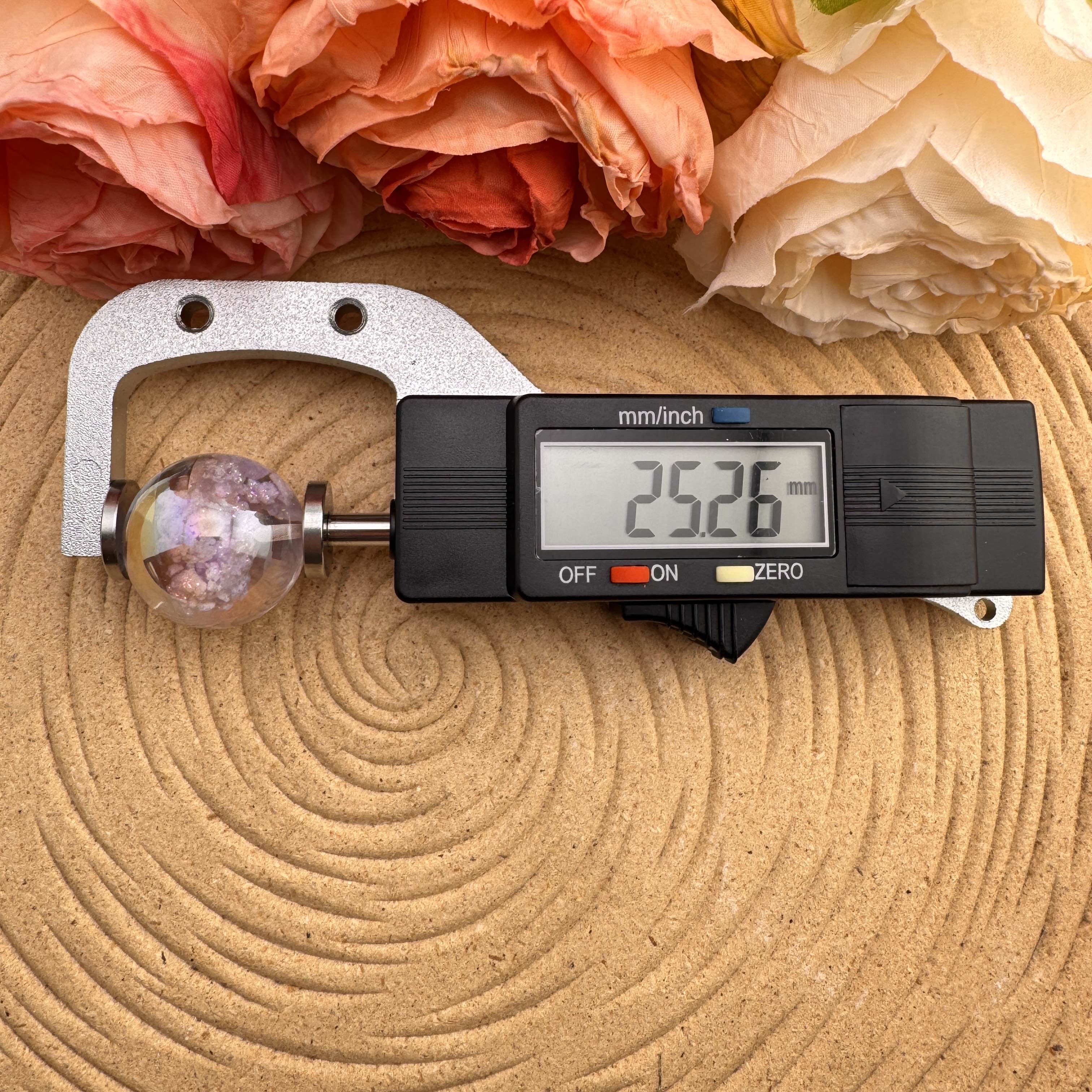 FS10065-25mm Glowing Cloud ResinBeads For Beadable Pens Keychain Making