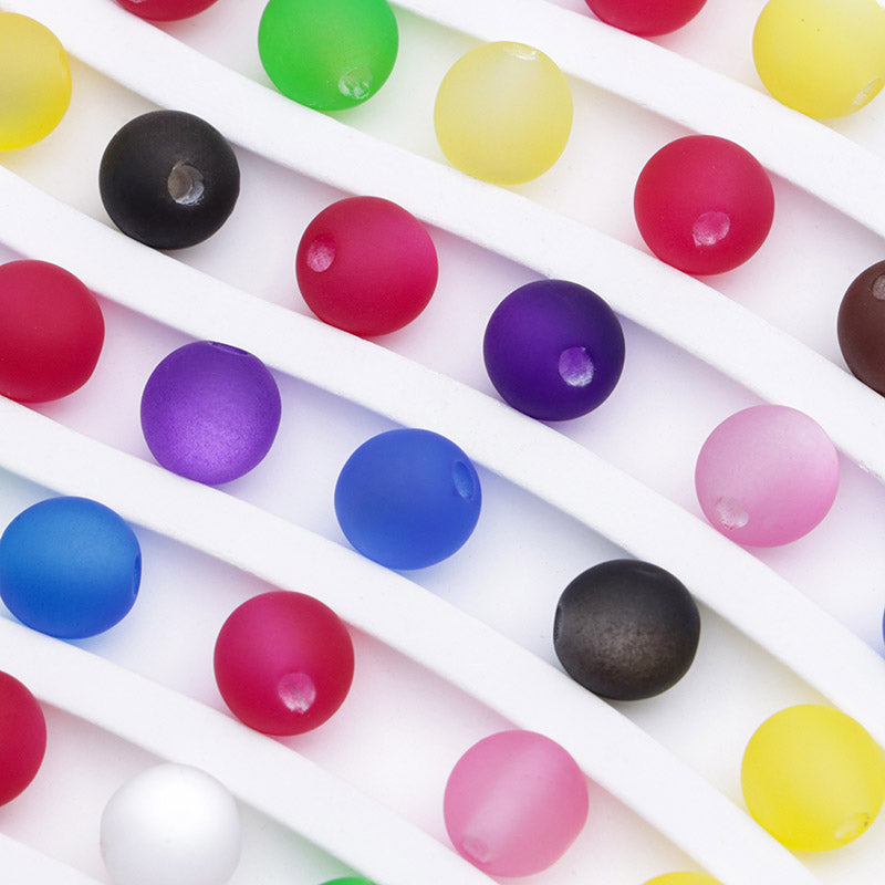 FS5233- 8mm Cat Eyes Beads Iridescent Cat's Eye Beads