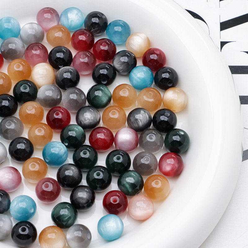 FS4125- 10mm Cat Eyes Beads Cat Eye Beads No Fit Pen No Fit Pen