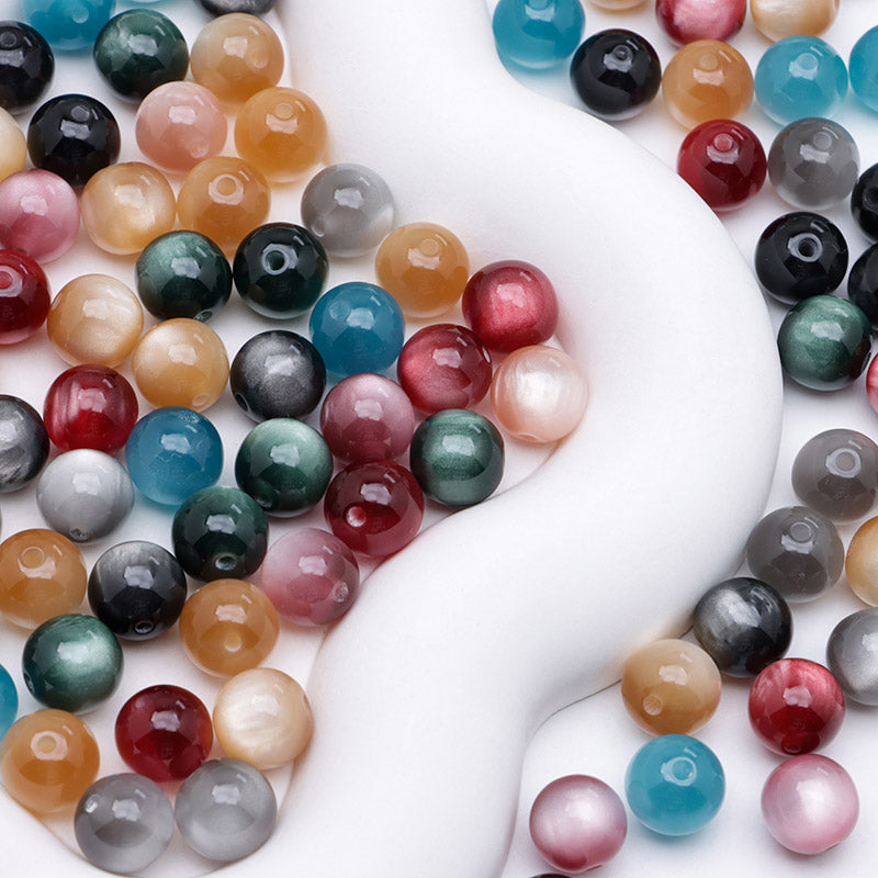 FS4125- 10mm Cat Eyes Beads Cat Eye Beads No Fit Pen No Fit Pen
