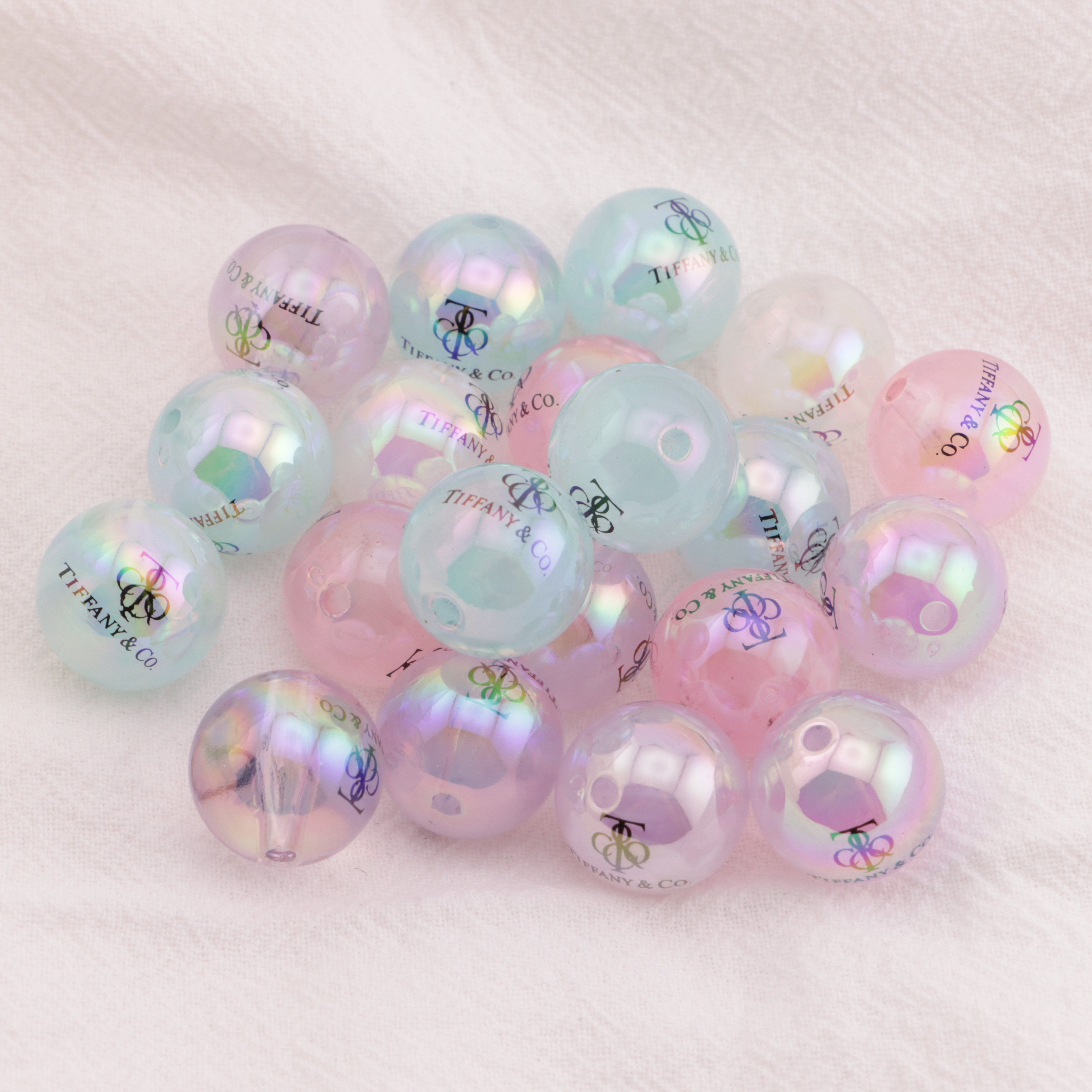 FS6423- 16mm Tiffany Jelly Acrylic Beads Zoe's DIY Shop