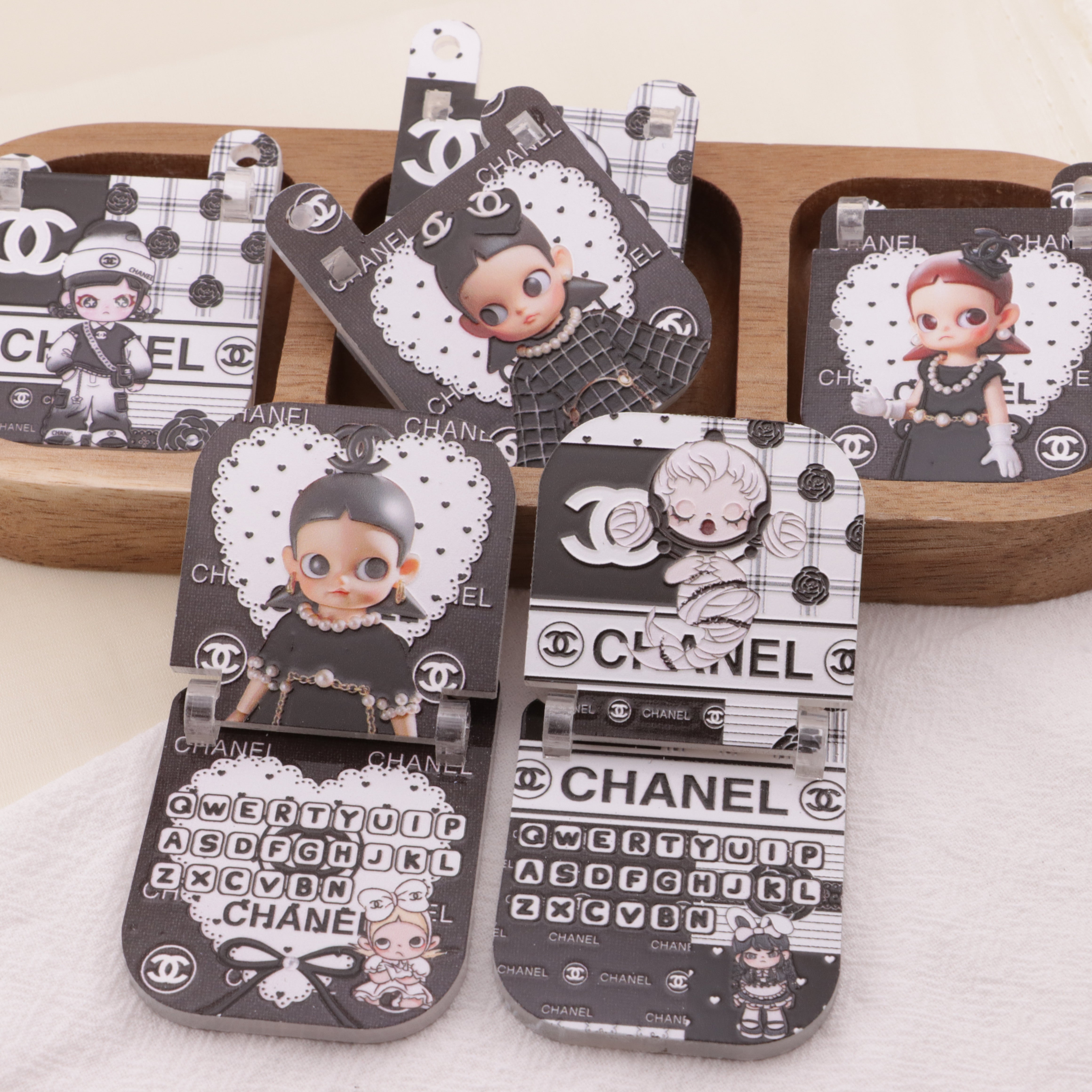 FS6426- Approximately 60×47mm CC Mobile Phone Acrylic Pendant Zoe's DIY Shop