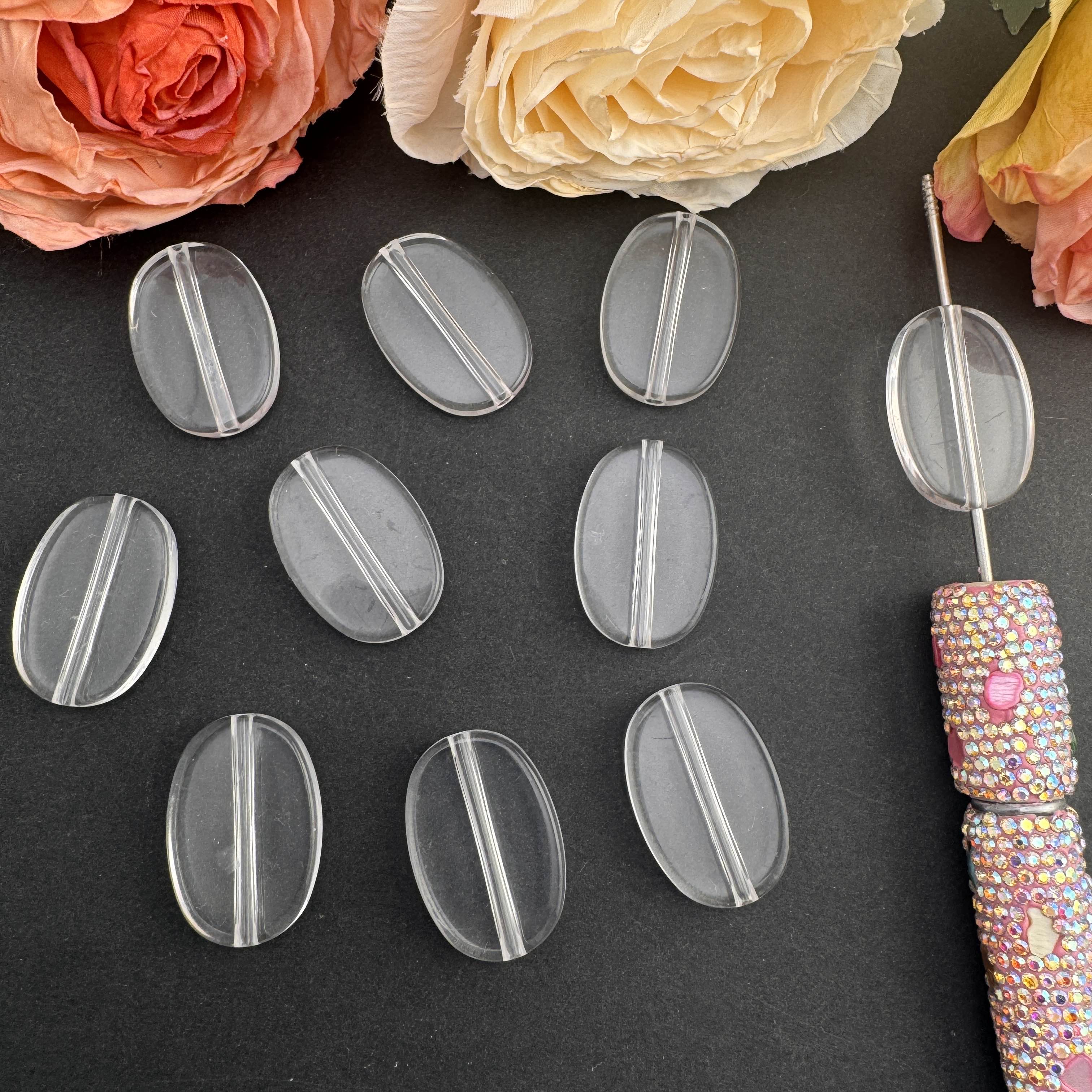 FS10158-About 20×30mm Clear Based Beads