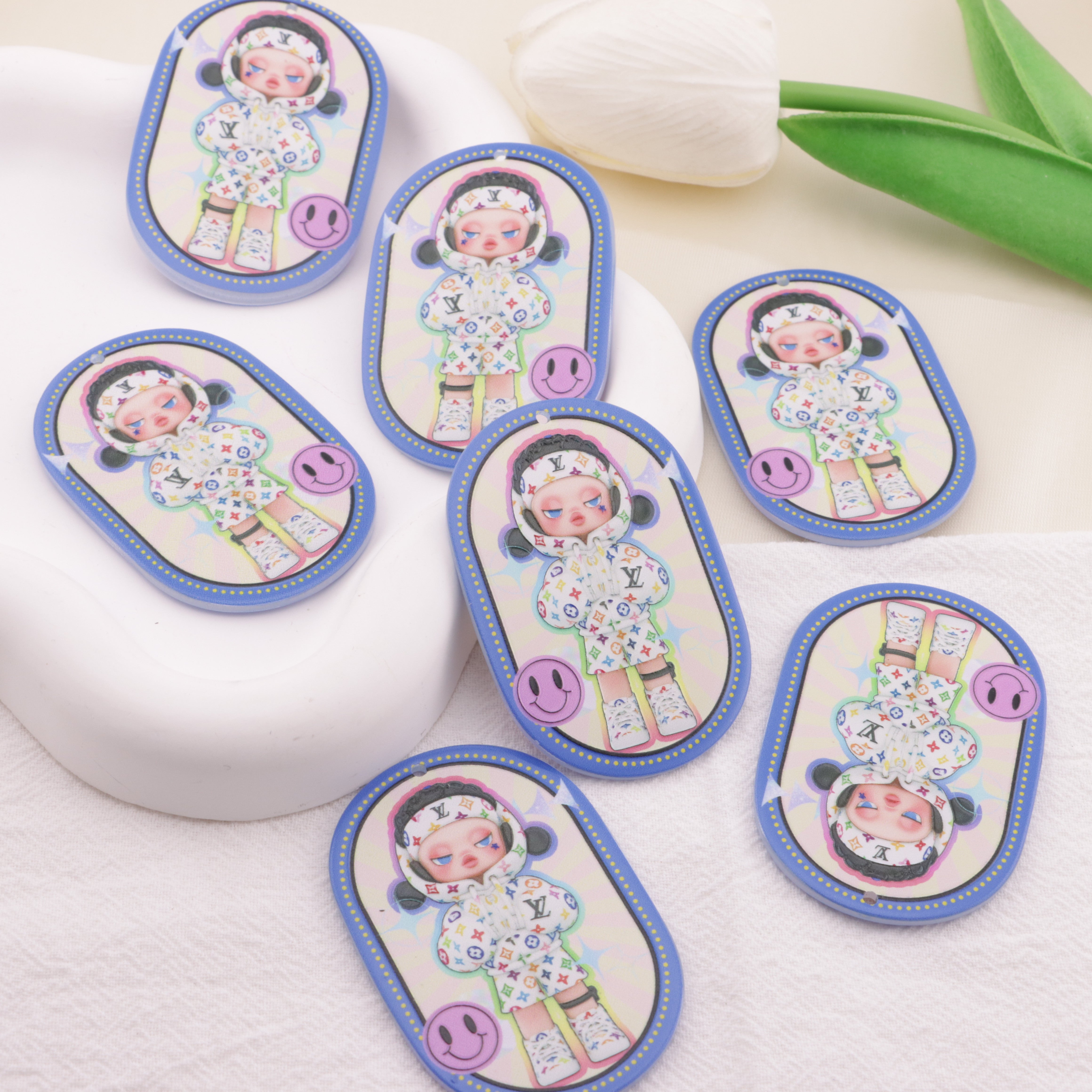 FS6432- Approximately 59×41mm LV Pendant Zoe's DIY Shop