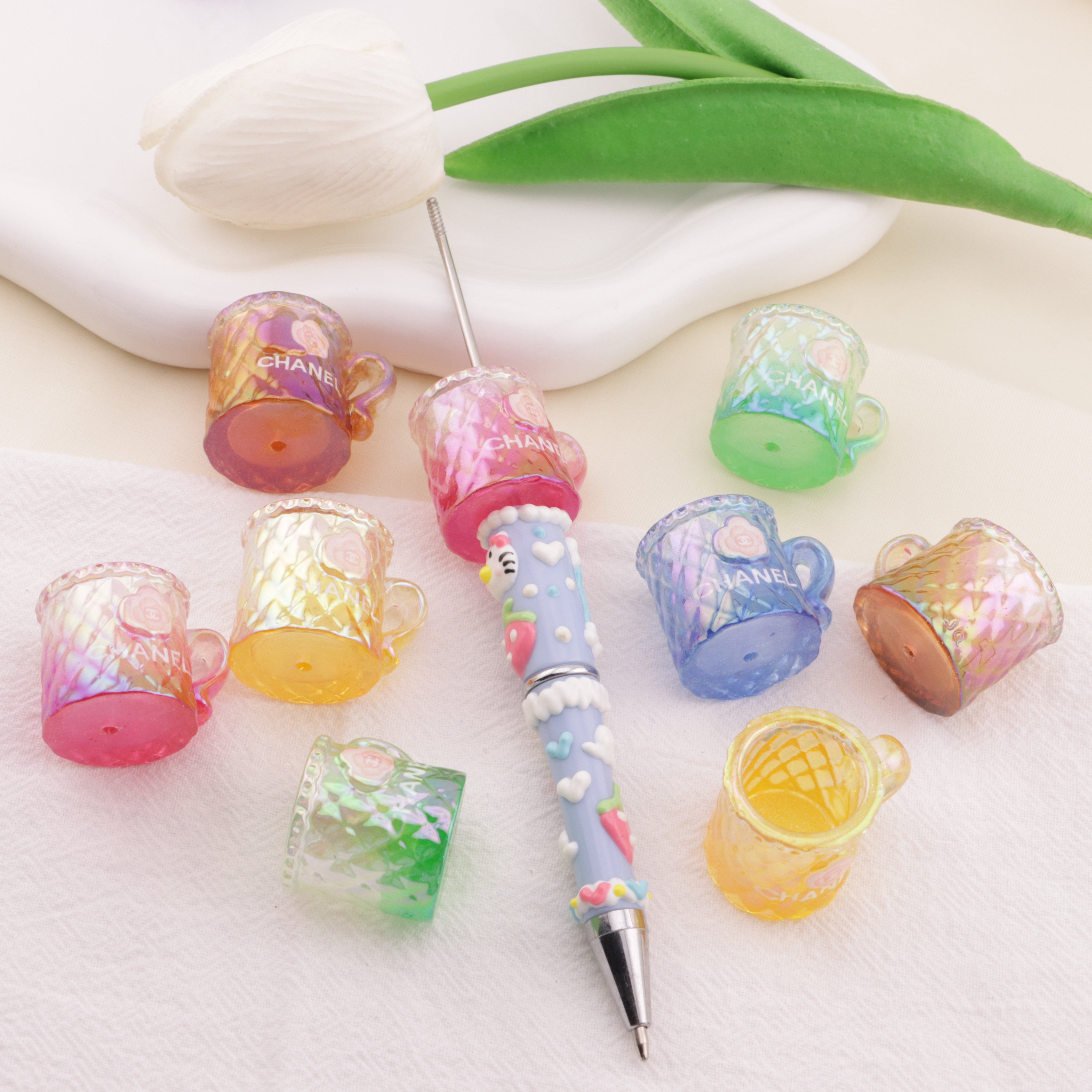 FS6434- Approximately 22×22×29mm CC Resin Cup Zoe's DIY Shop